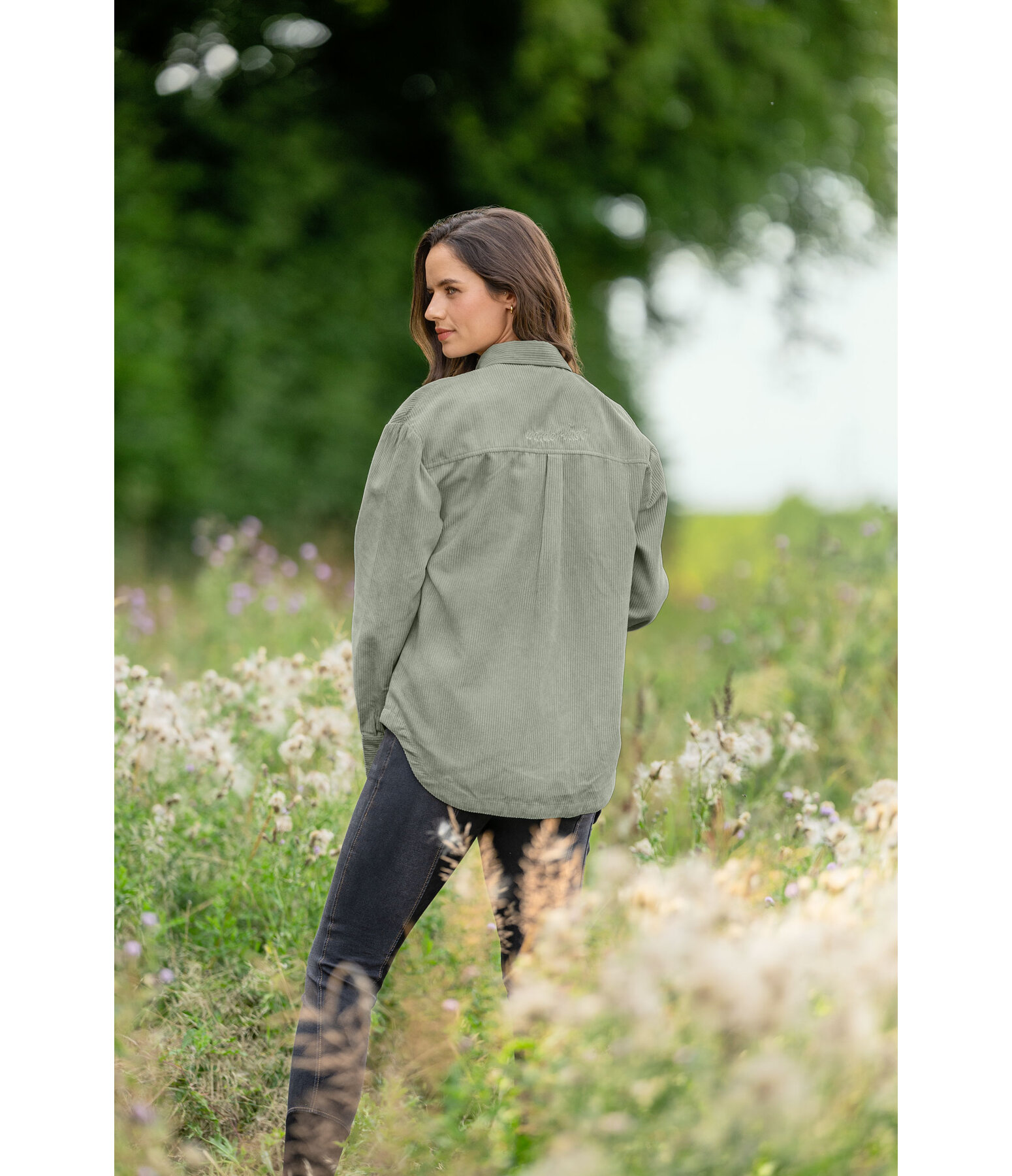 Chemise en velours c�tel�  Yoho