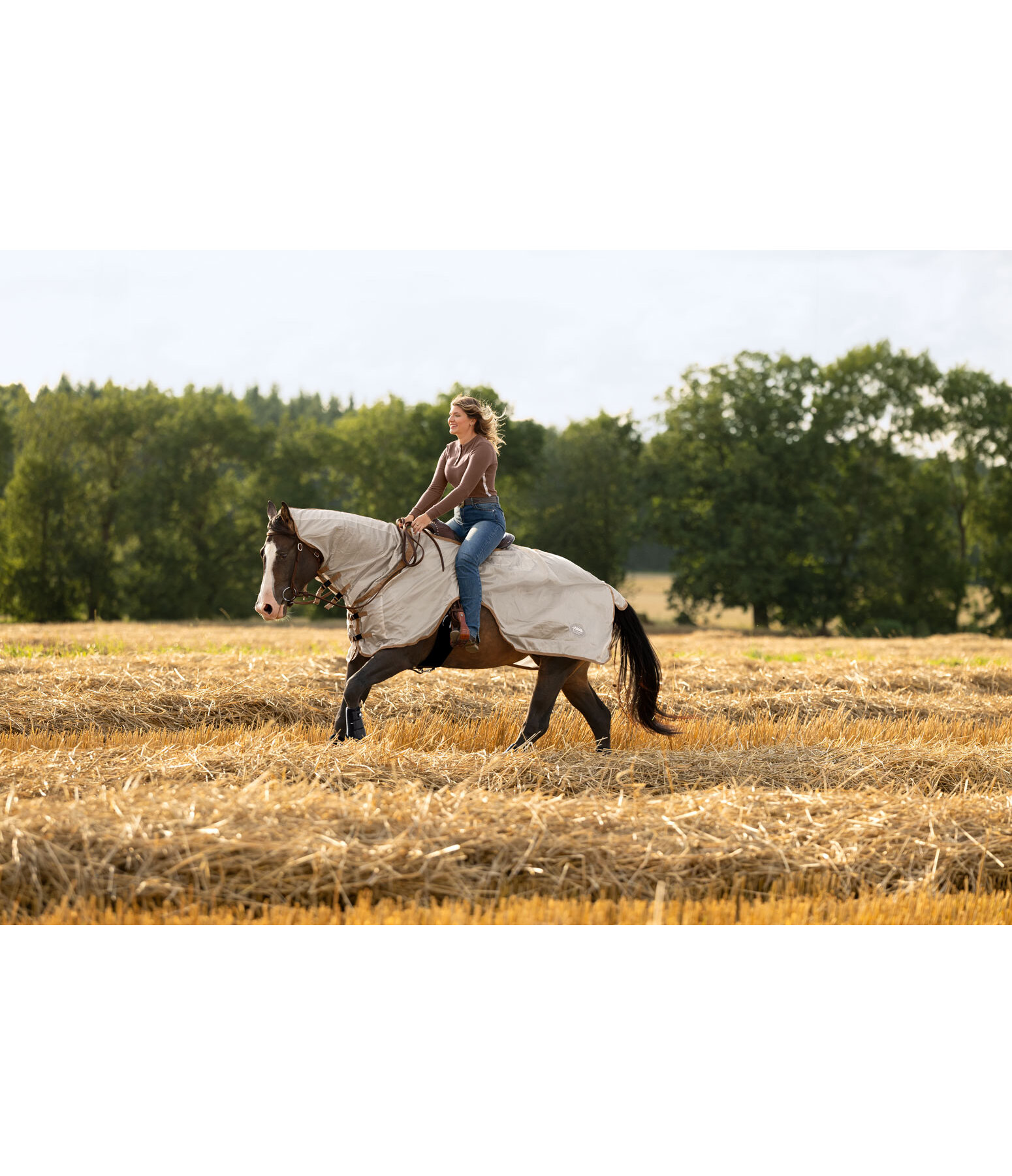 Chemise anti-mouches avec col enroulable