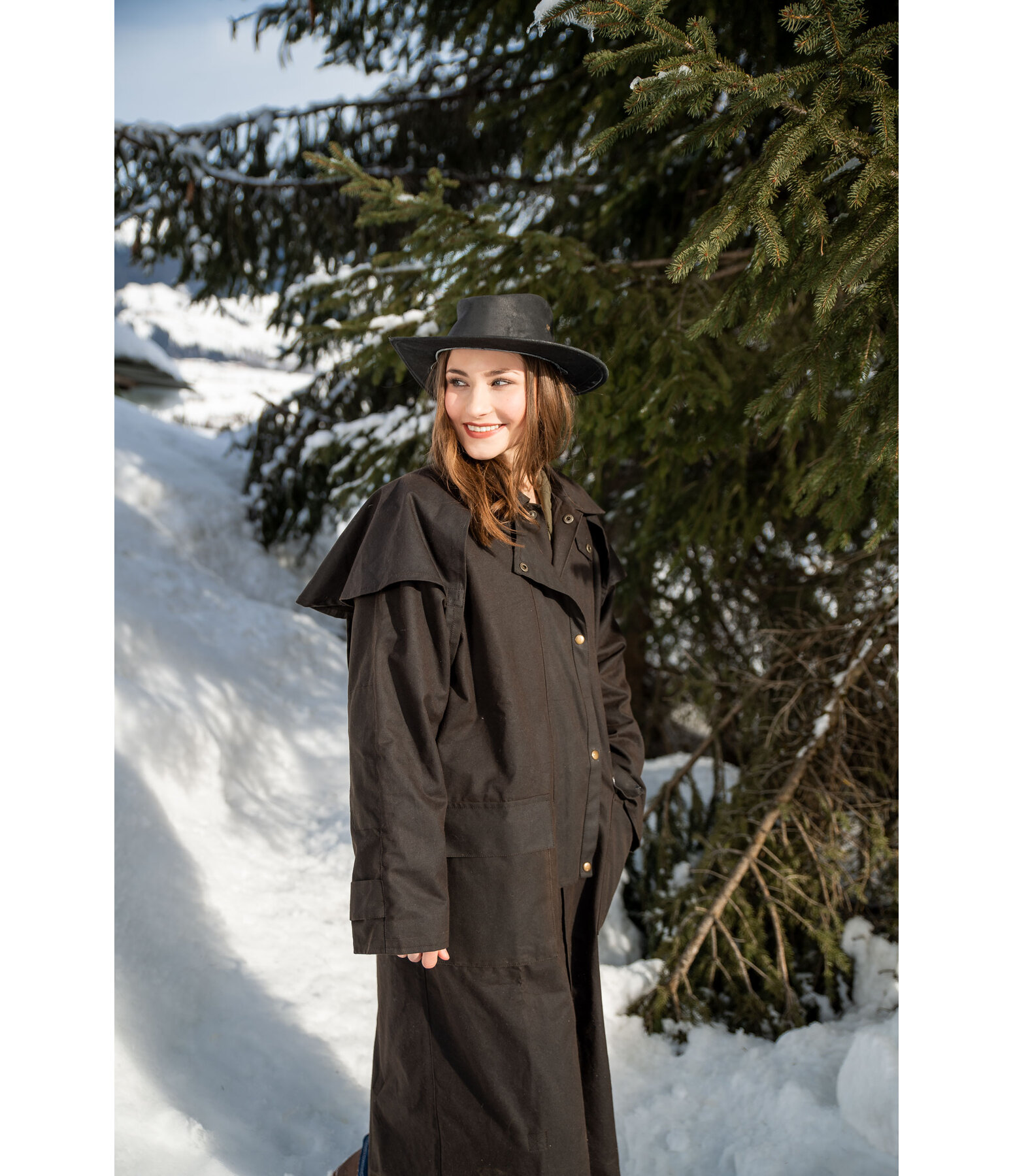 Manteau en coton huil�  Wasco