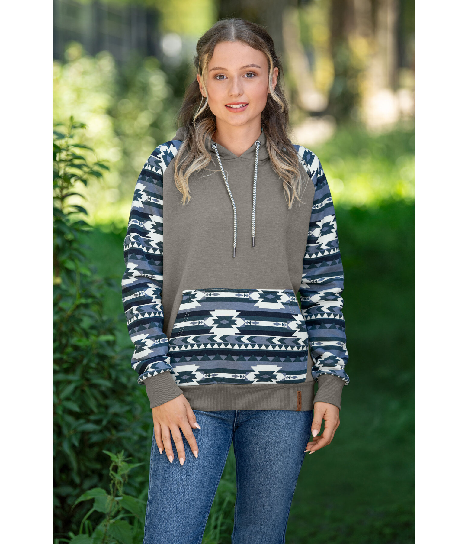 Sweat  capuche  Ikat