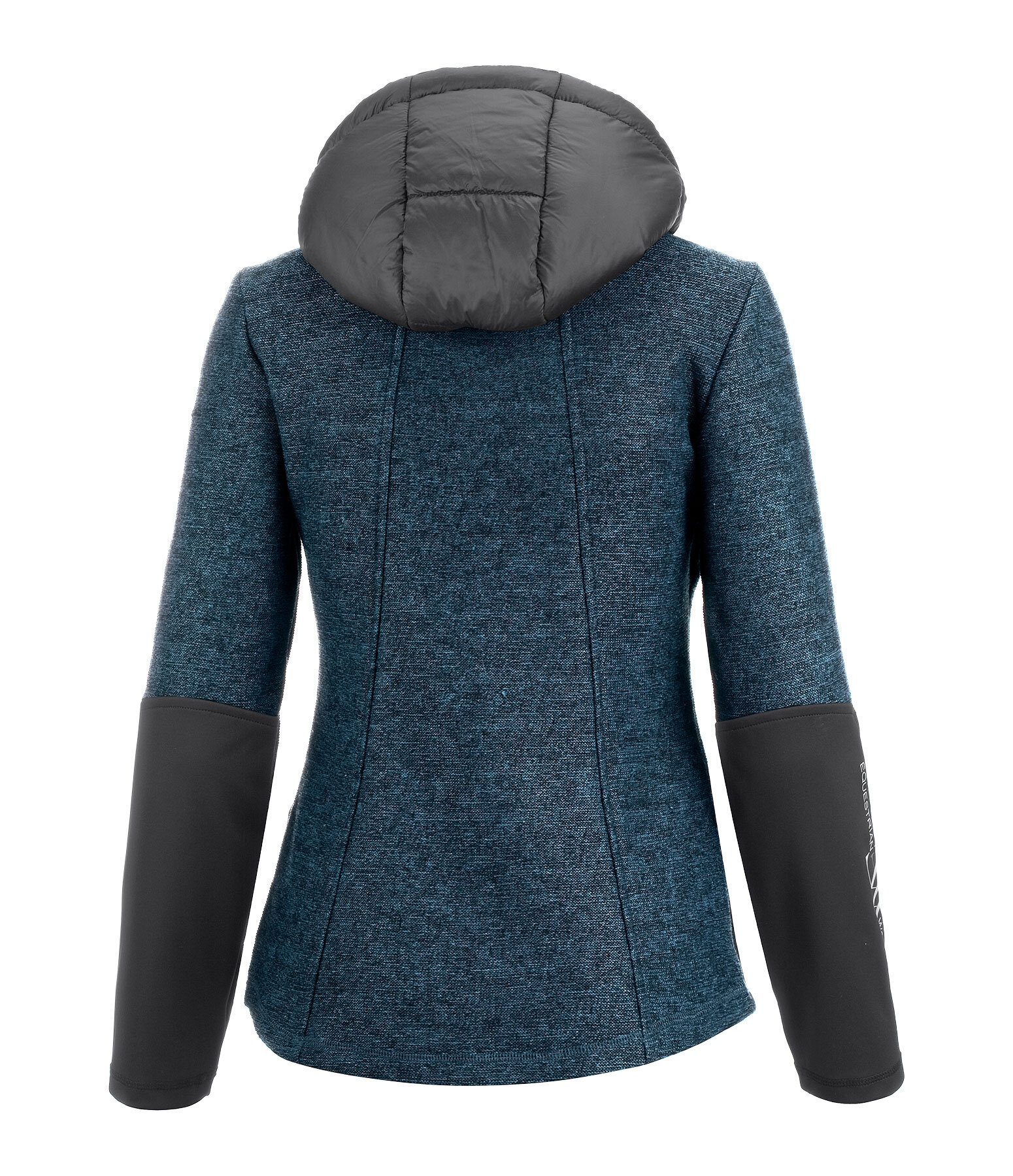 Veste hybride  capuche en tricot polaire