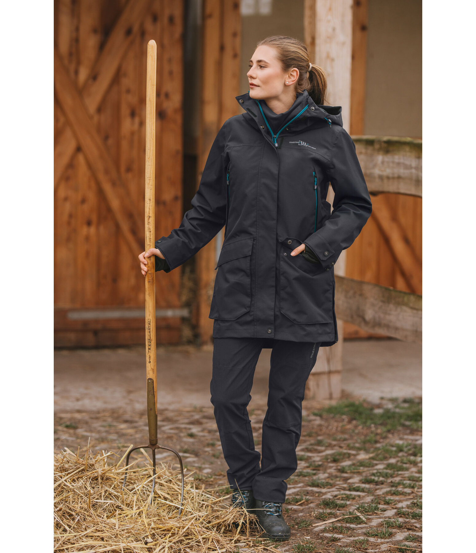 Parka d'extrieur fonctionnelle 3 en 1 avec gilet amovible