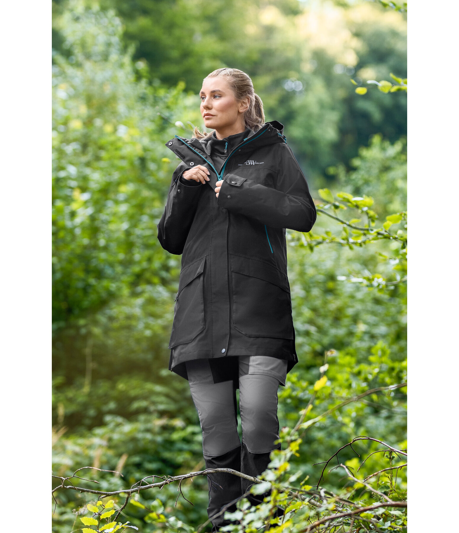 Parka d'extrieur fonctionnelle 3 en 1 avec gilet amovible