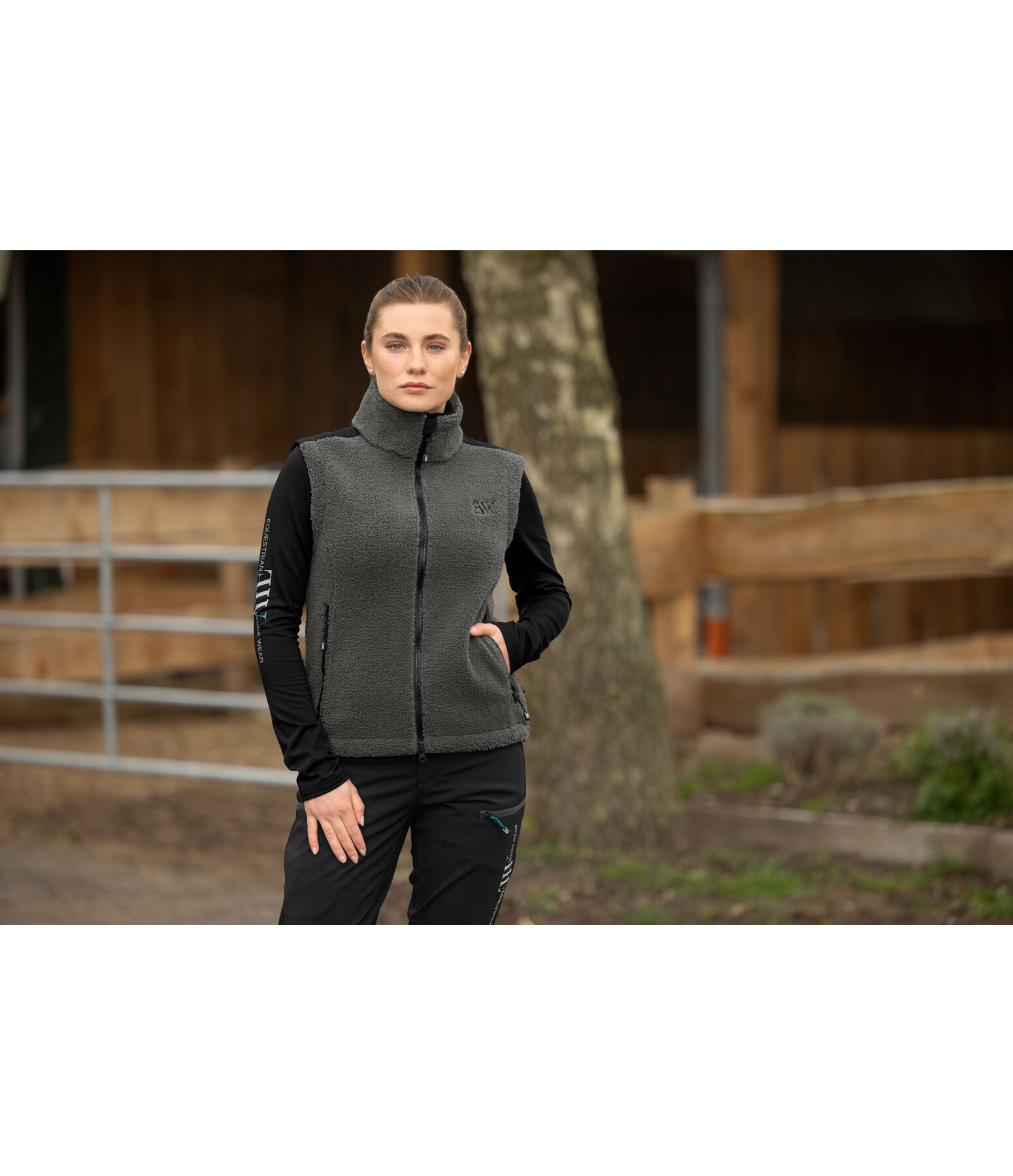 Gilet en polaire sherpa