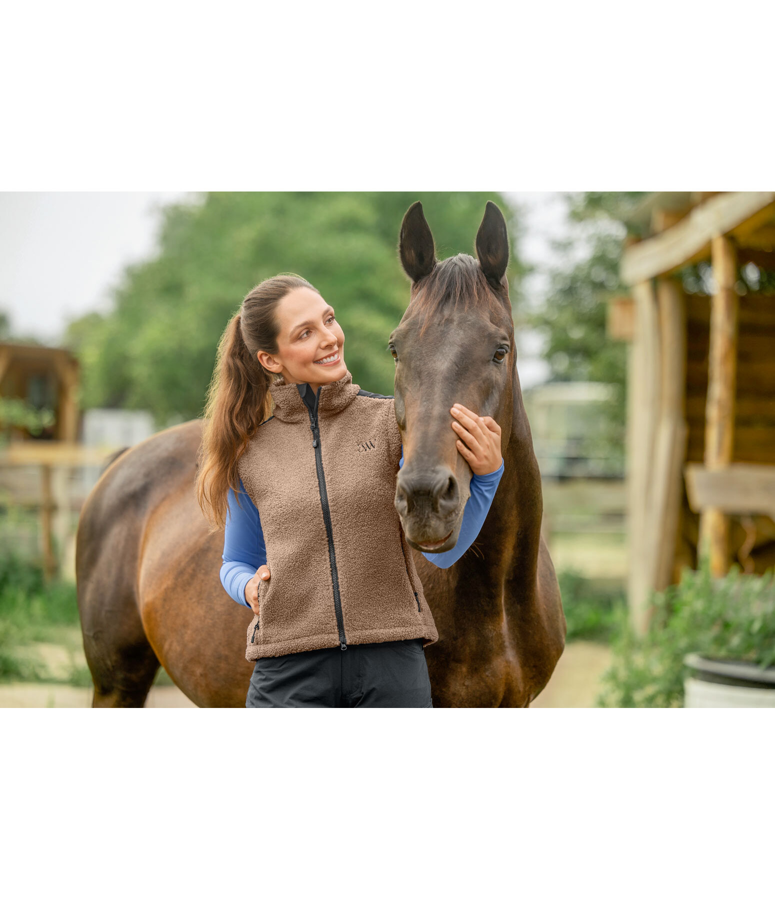 Gilet en polaire sherpa