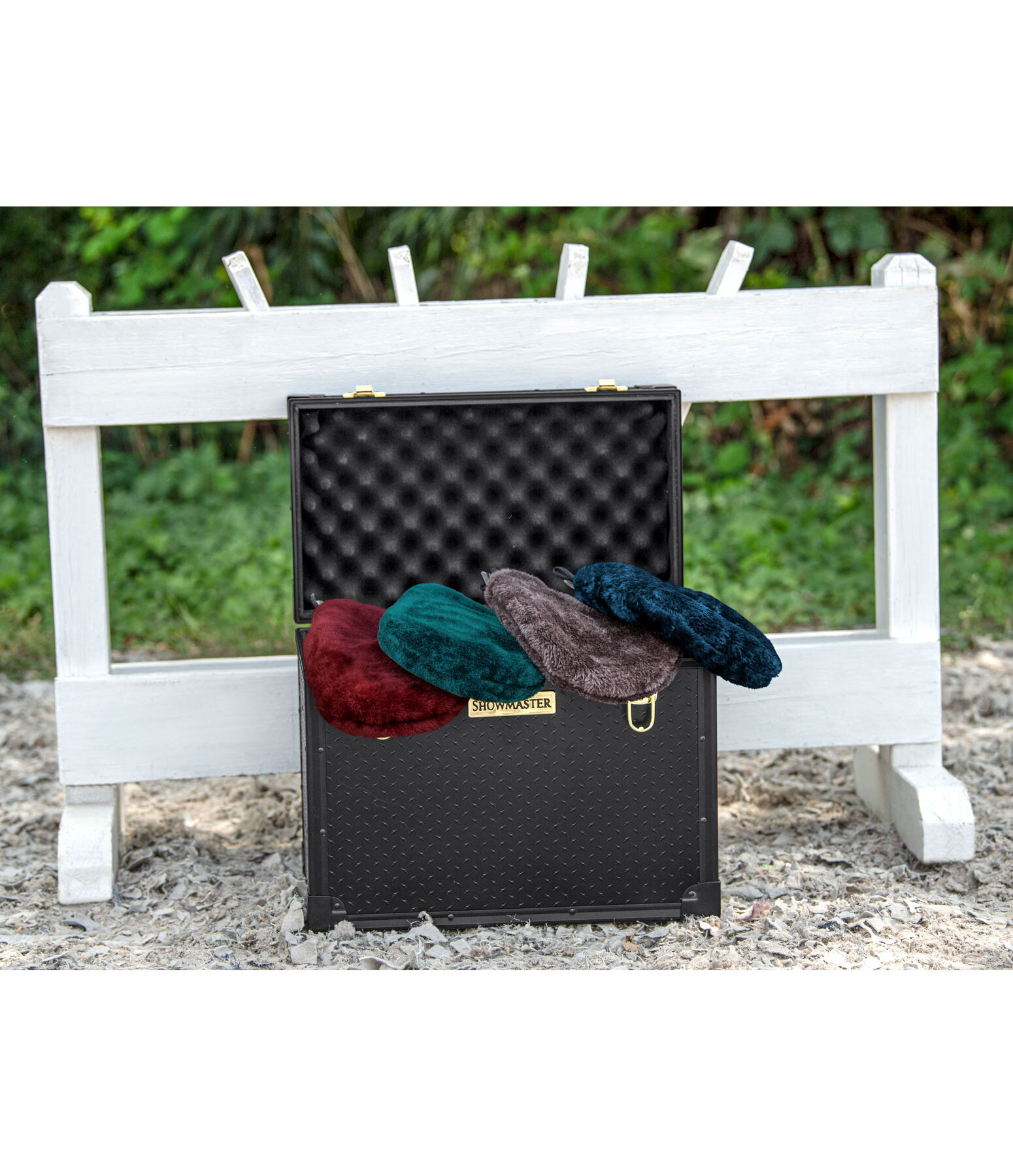 Gant de pansage  en polaire Teddy