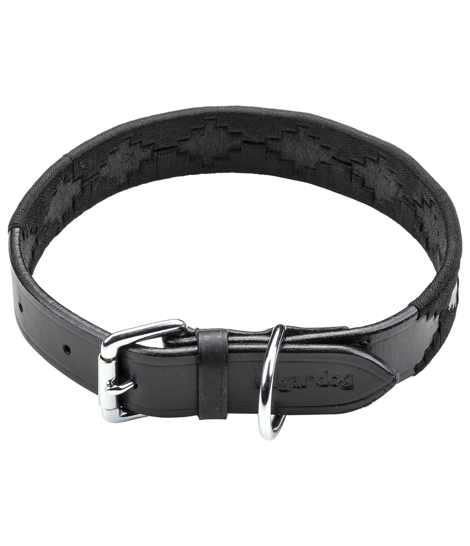 Set collier et laisse en cuir pour chiens  Polo Sports