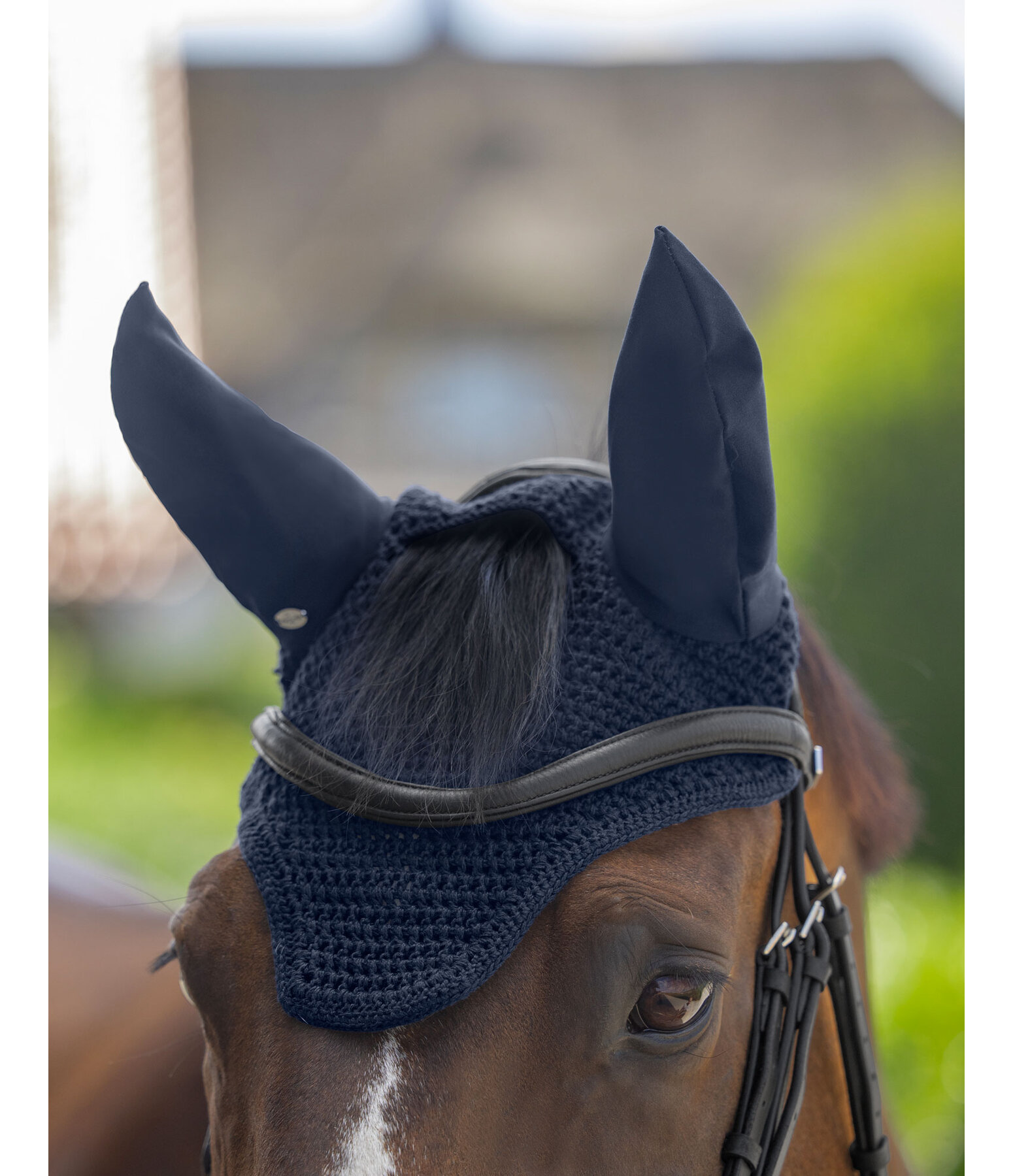 Bonnet anti-mouches avec passage de toupet