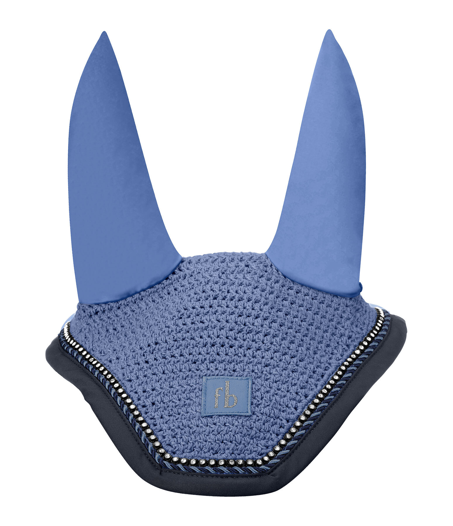 Bonnet anti-mouches en maille crochet�e  Twotone & Crystal