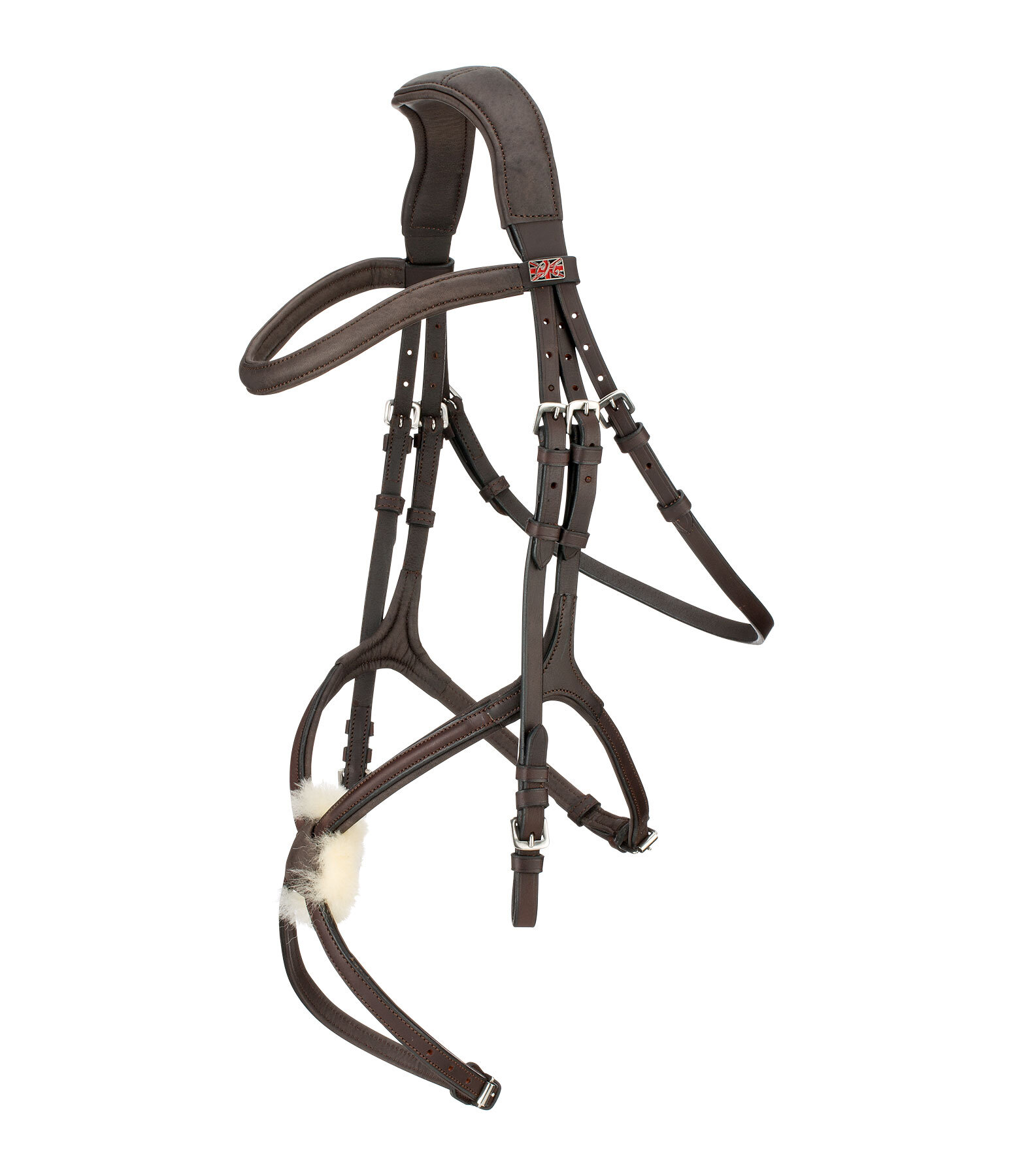Bridon avec muserolle croise  Diabolo