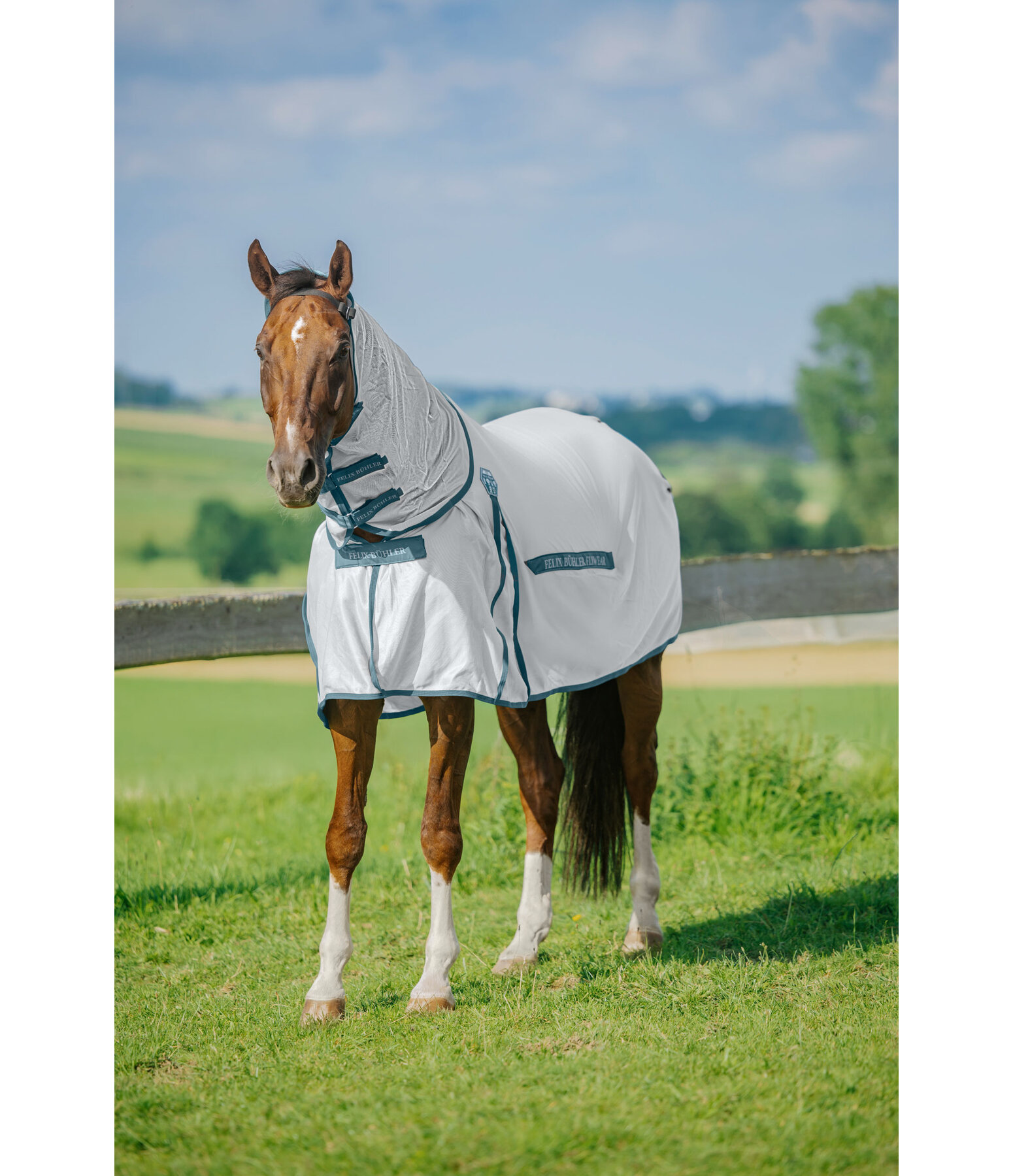 Couverture anti-mouches avec couvre-cou et protection UV 70 %  Fly Shield