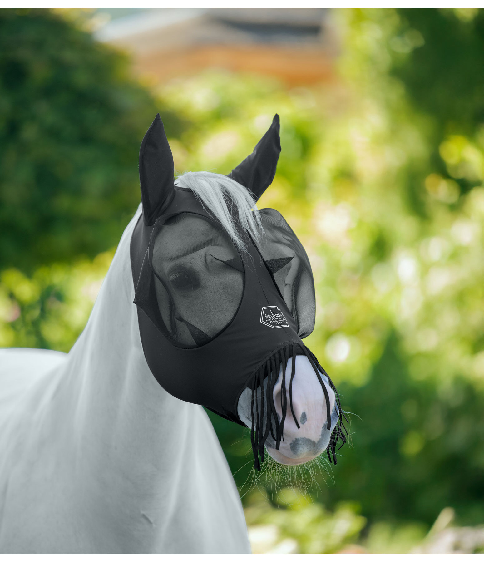Masque anti-mouches avec fermeture à glissière et protège-naseaux  Stretch Comfort