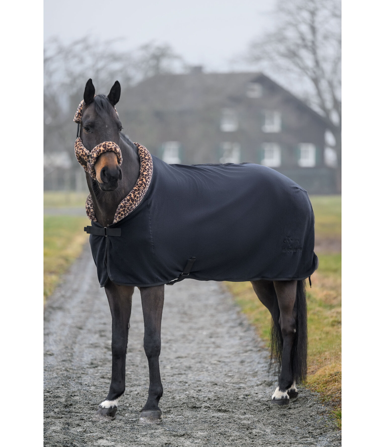 Chemise schante en polaire avec col en fourrure Teddy  Leo