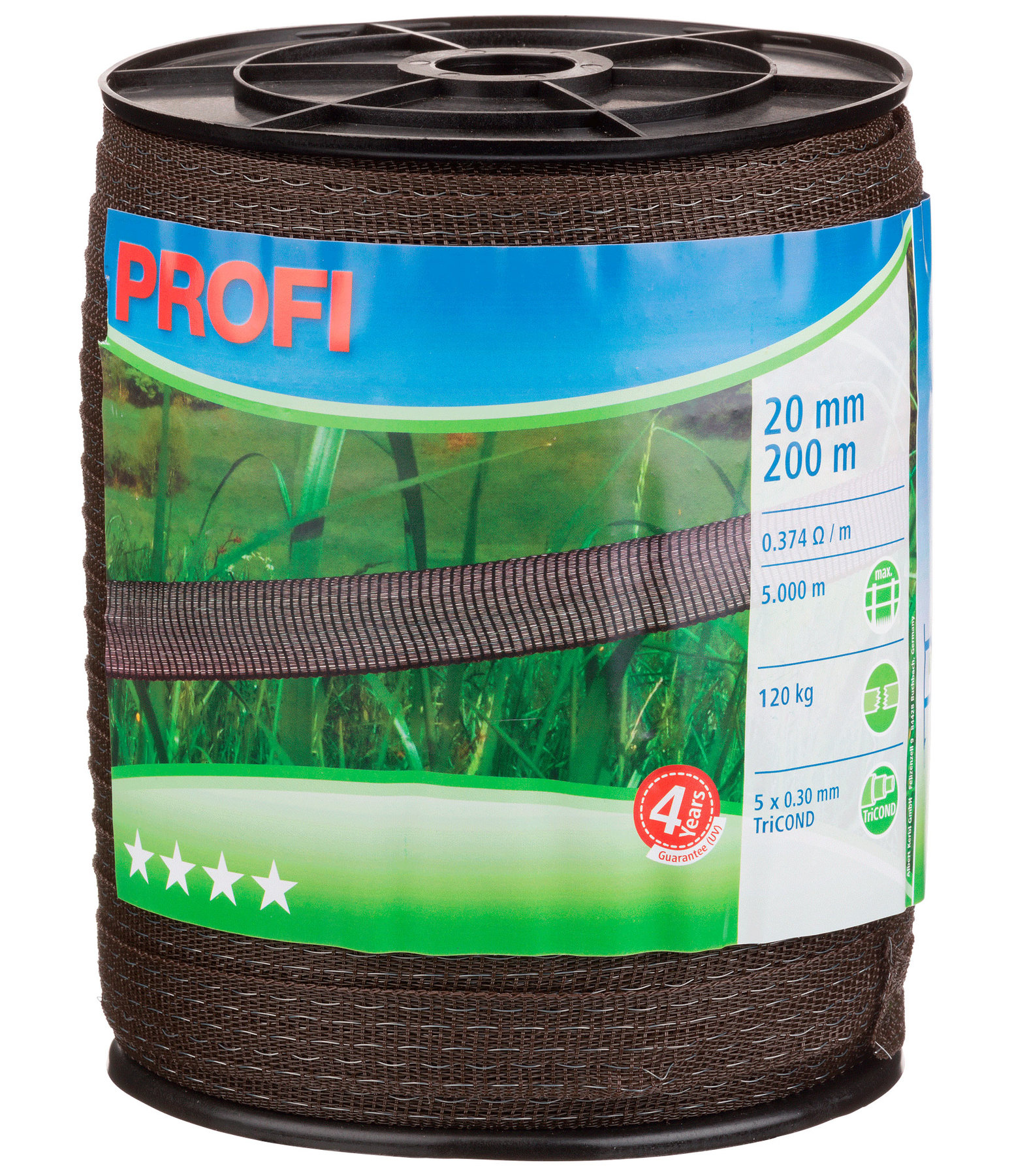 Ruban de clture Top Line Plus, 200 m / 20 mm