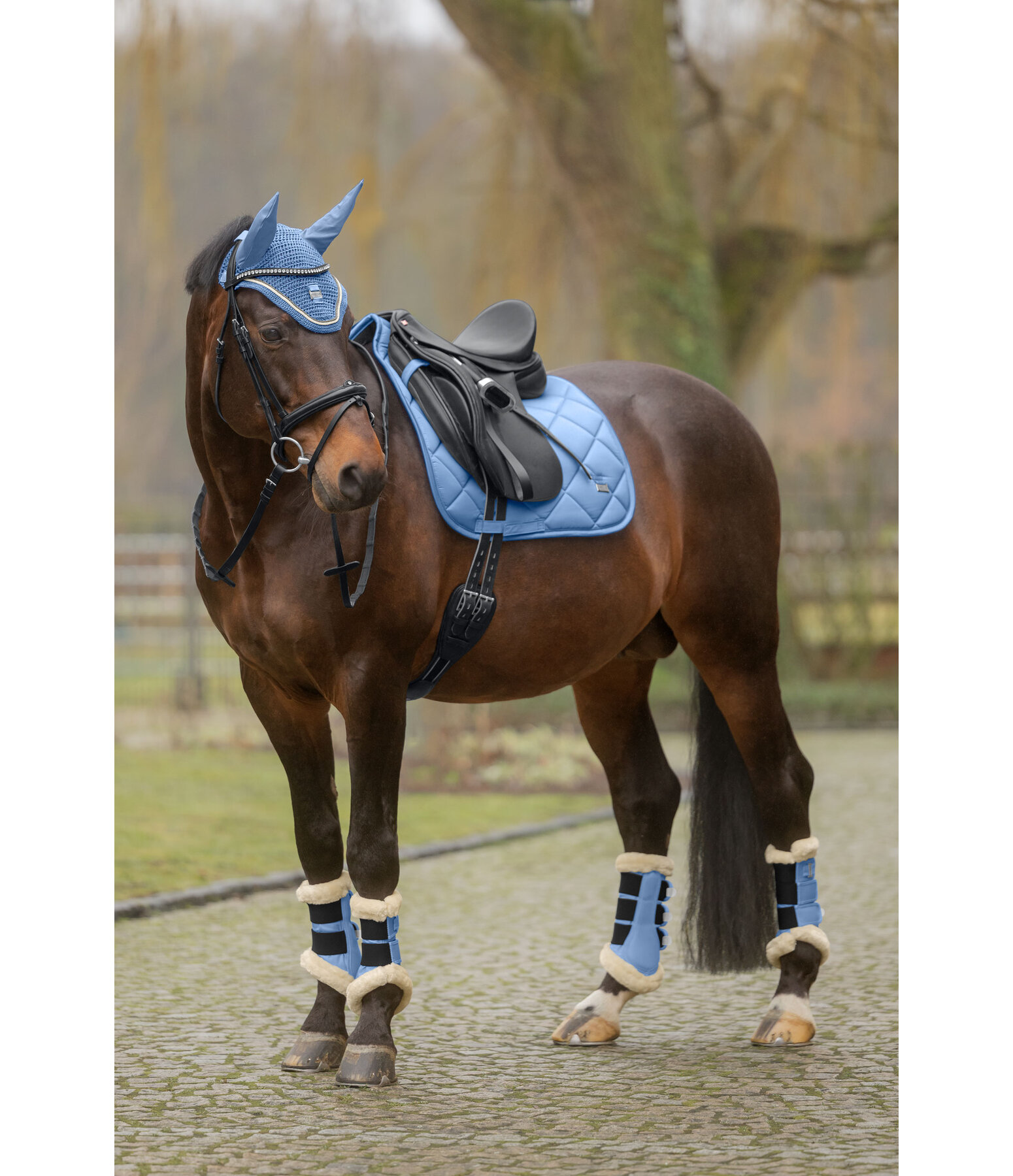 Gu�tres de dressage en polaire Teddy  Essential, pour post�rieurs