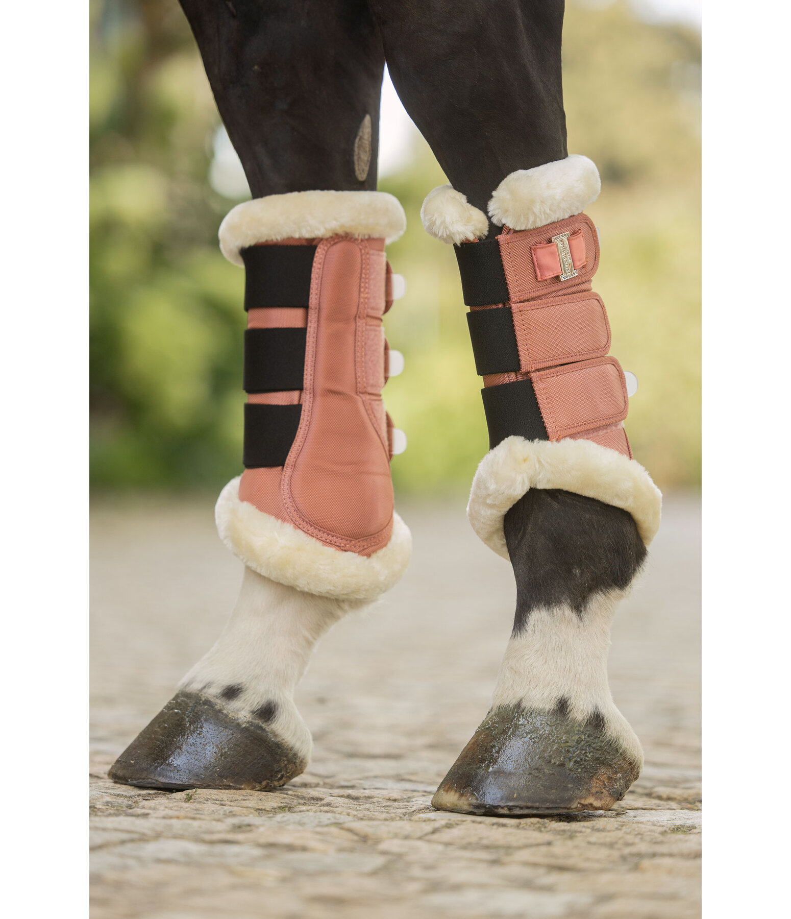 Gu�tres de dressage en polaire Teddy  Essential, pour post�rieurs