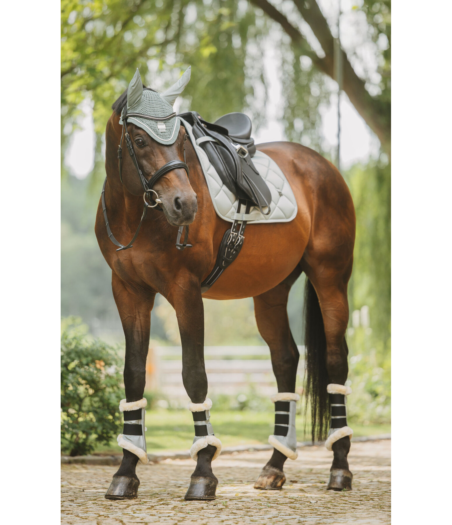 Gu�tres de dressage en polaire Teddy  Essential, pour post�rieurs