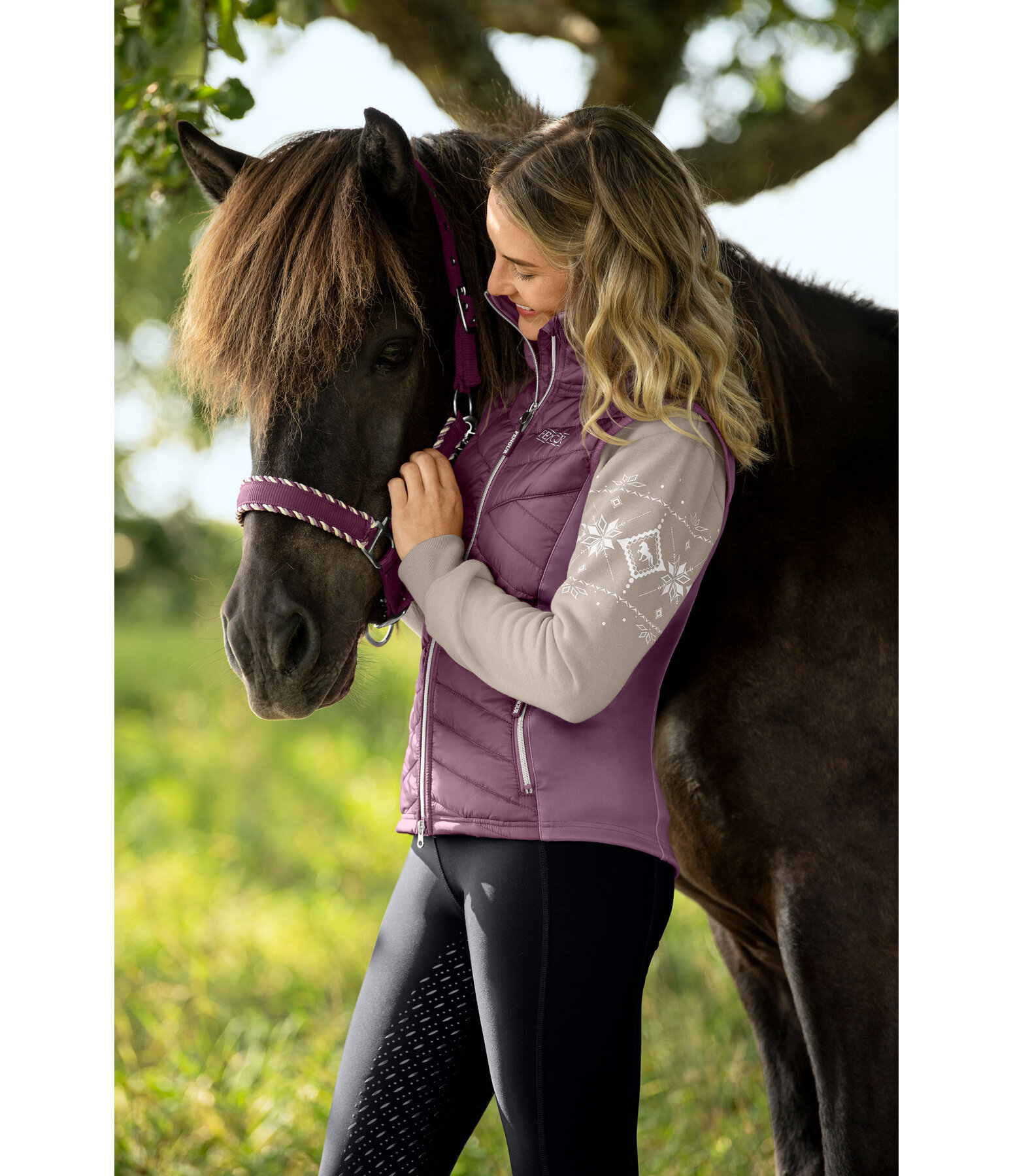 Gilet d'�quitation bi-mati�re   Fjola