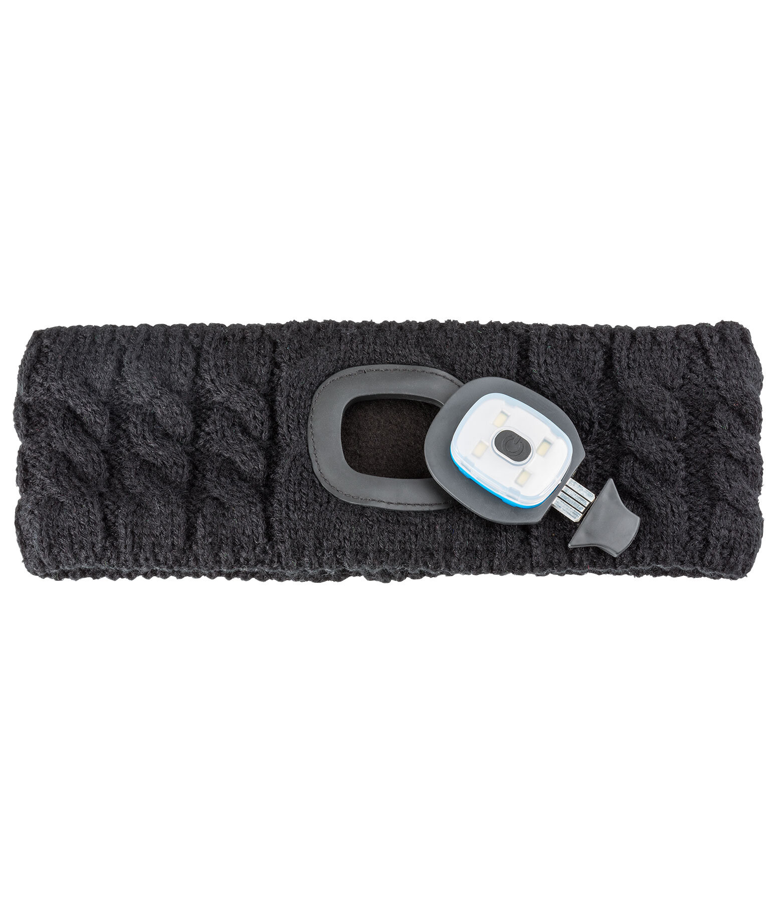 Bandeau en  maille torsad�e LED