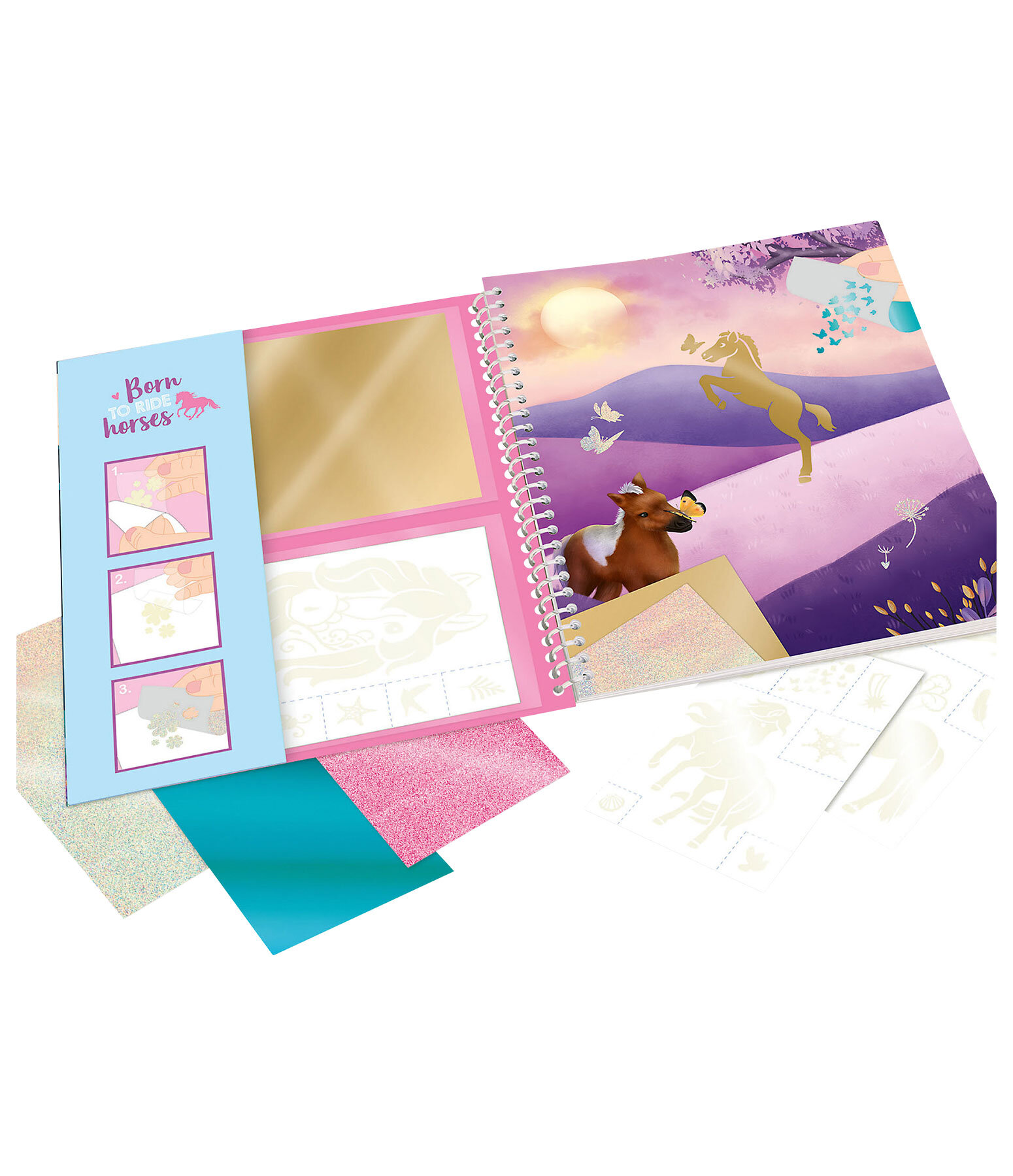 Livre  colorier Miss Melody Stick & Shine