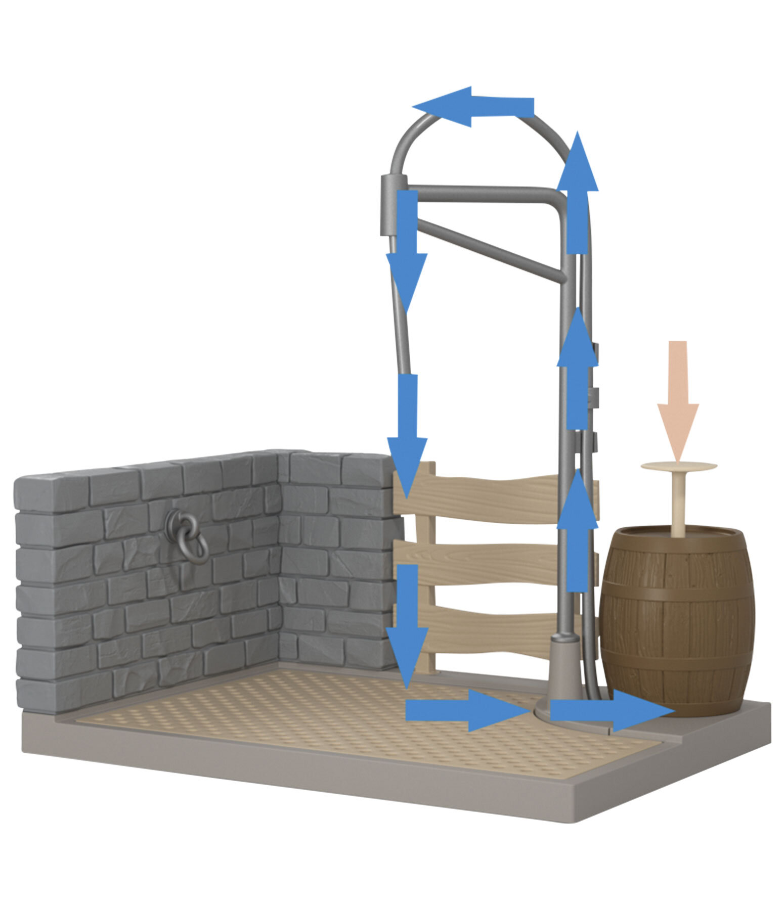 Box de lavage pour chevaux Sofia