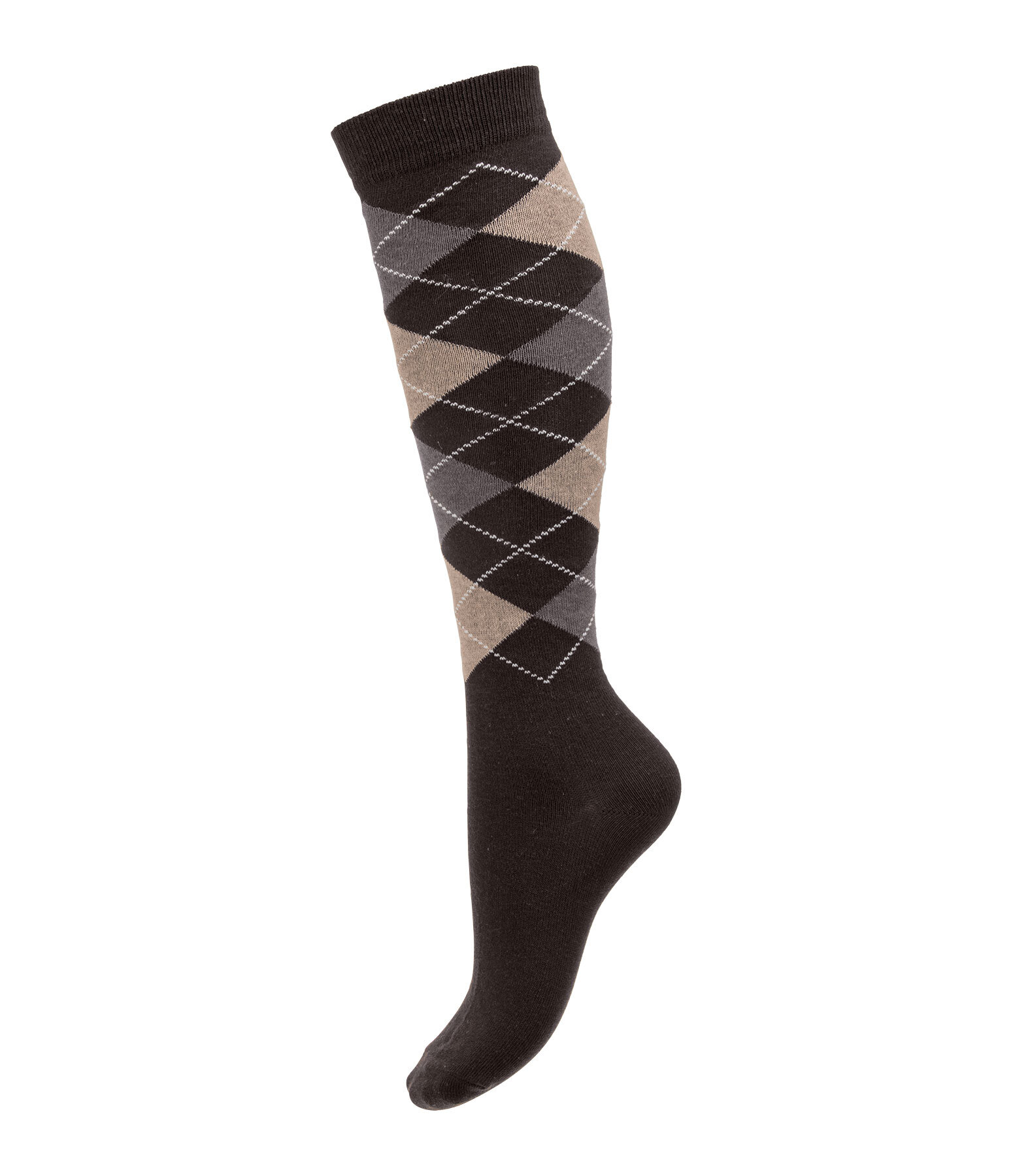 Chaussettes hautes � losanges  Argyle