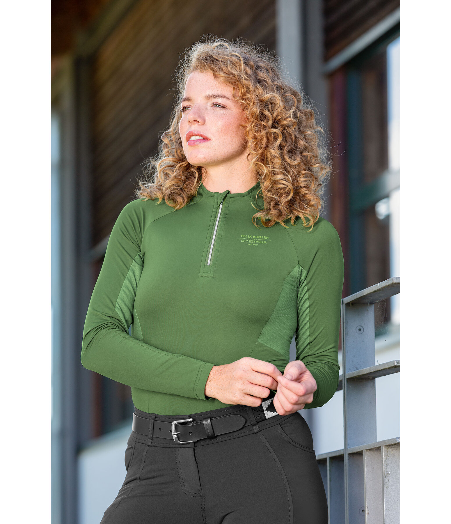 T-shirt technique  manches longues zipp  Sofie