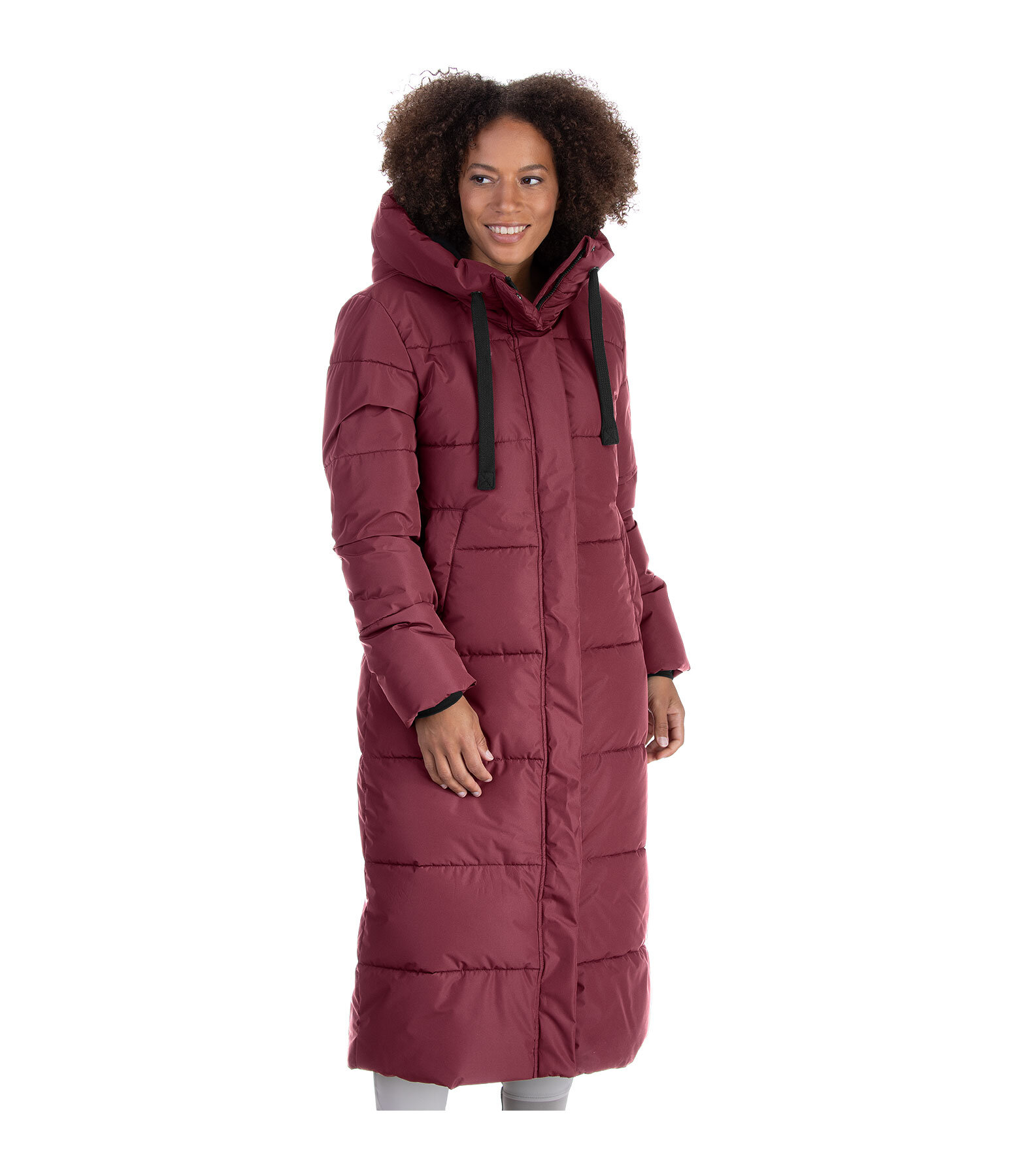 Manteau d'quitation matelass  capuche   Anne