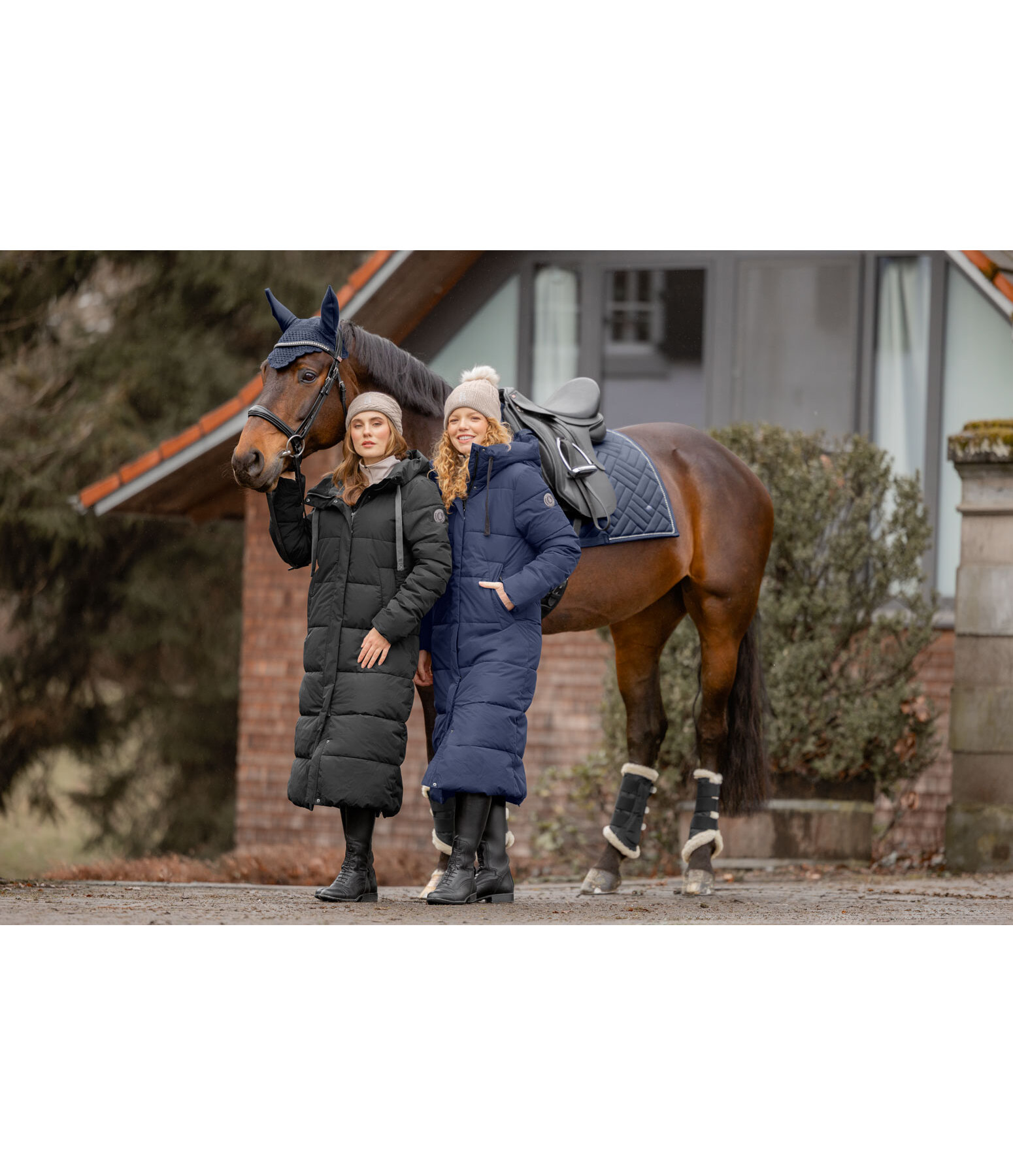 Manteau d'�quitation matelass� � capuche   Anne