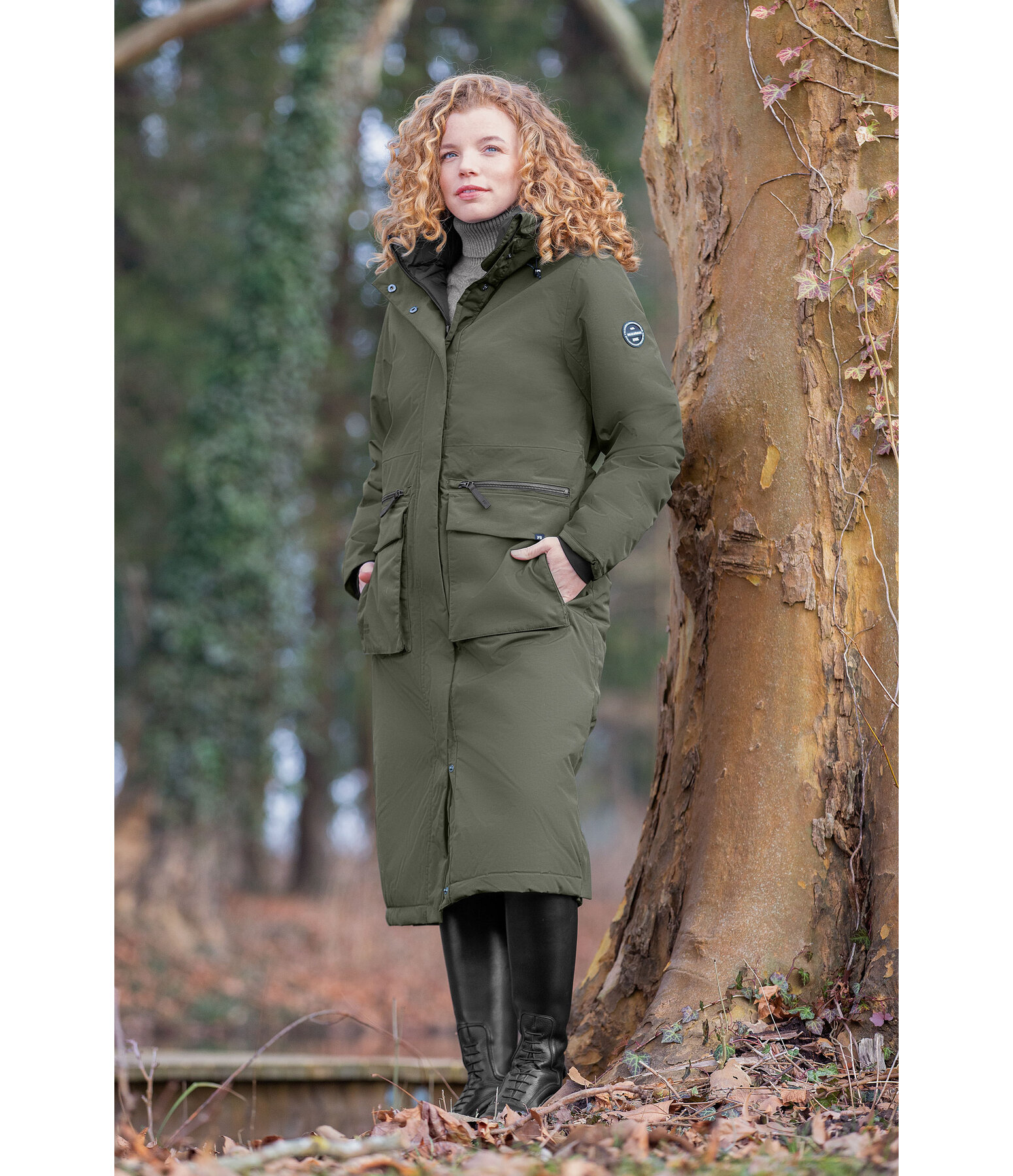 Parka longue  capuche  Claudi