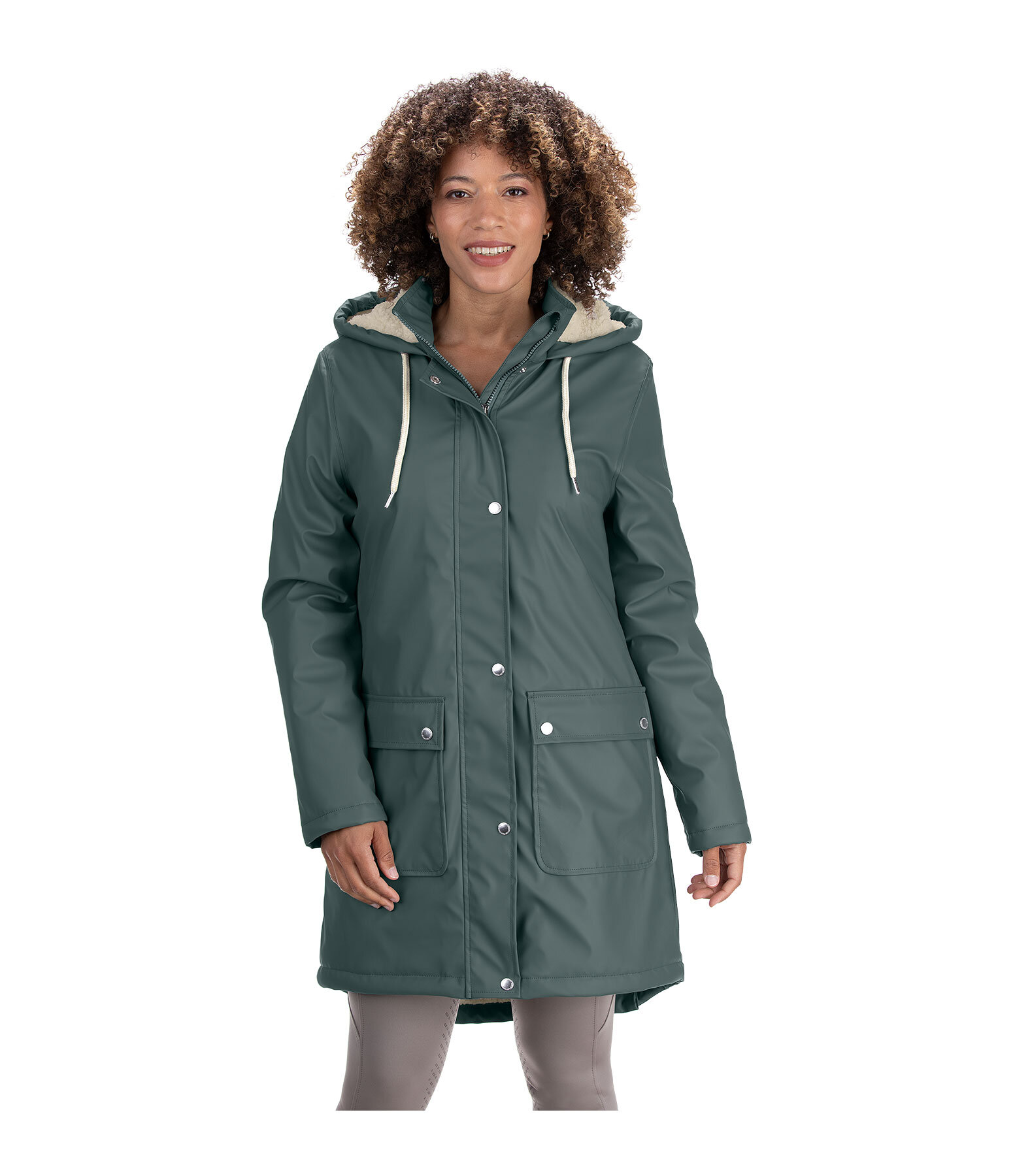 Manteau de pluie avec doublure en fourrure Teddy  Paris