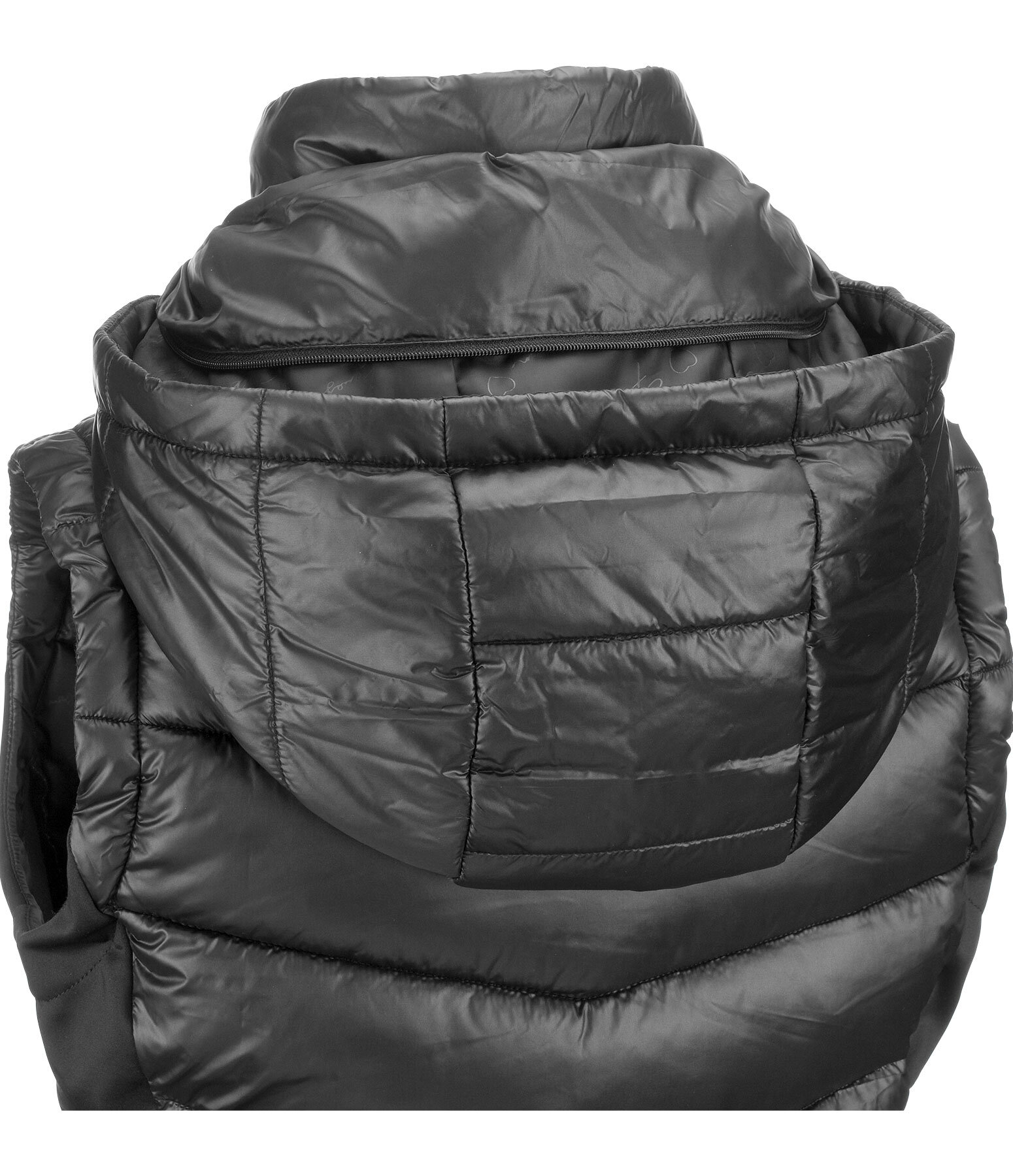 Gilet d'quitation bi-matire softshell  capuche  Katlyn