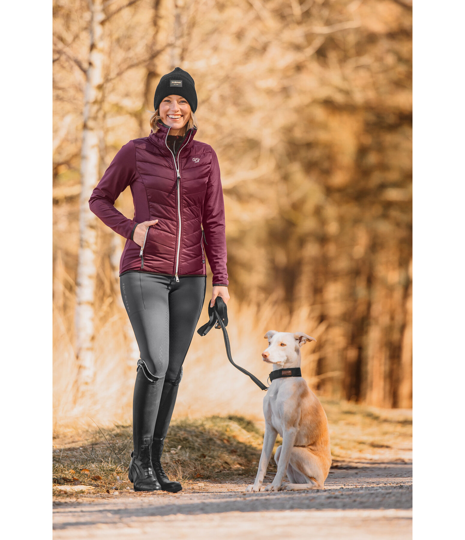 Veste d'quitation bi-matire  Amelia