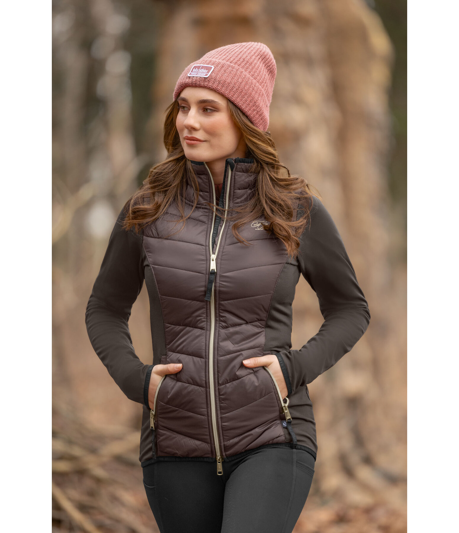 Veste d'�quitation bi-mati�re  Amelia