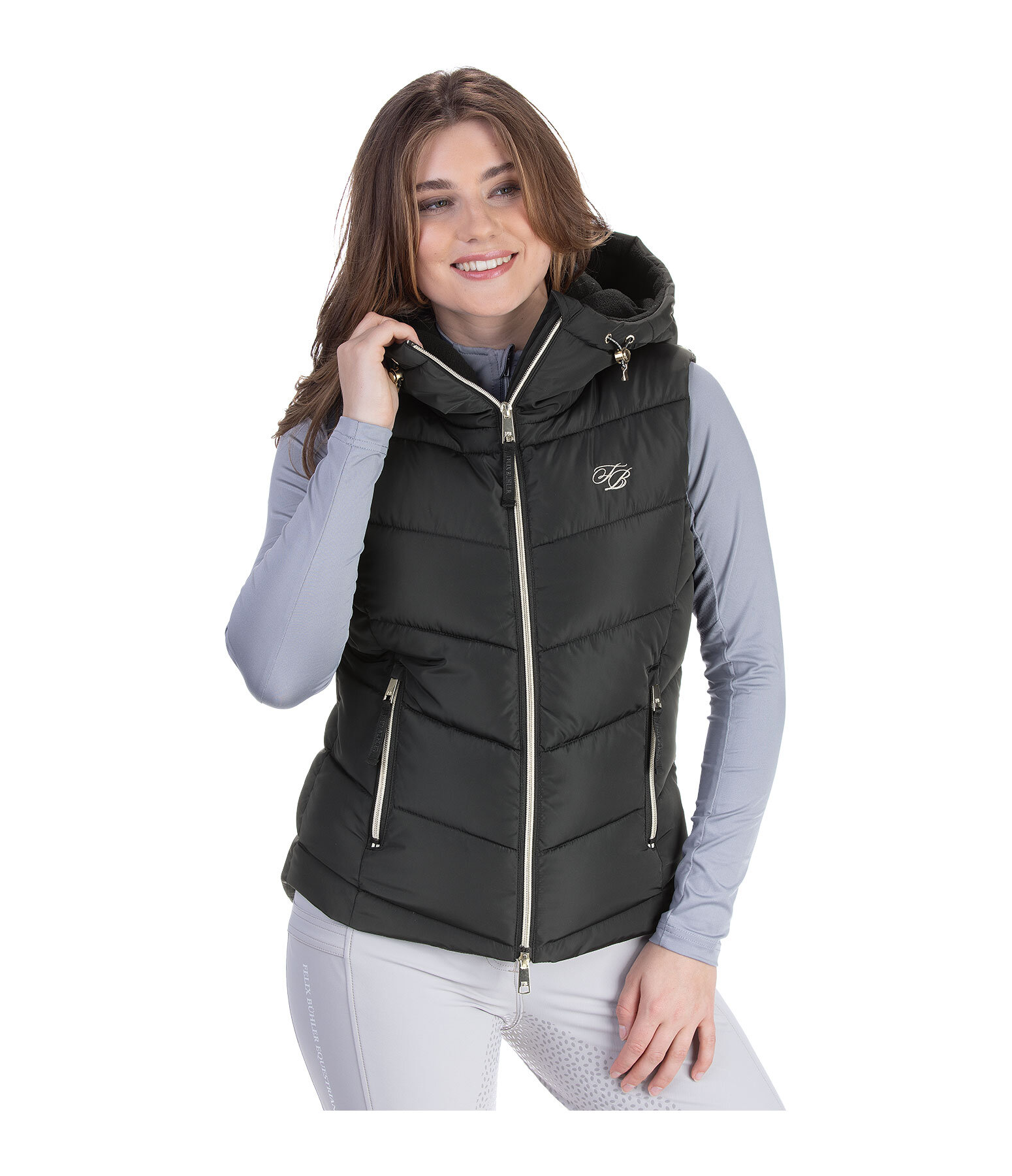 Gilet d'quitation  capuche  Lena