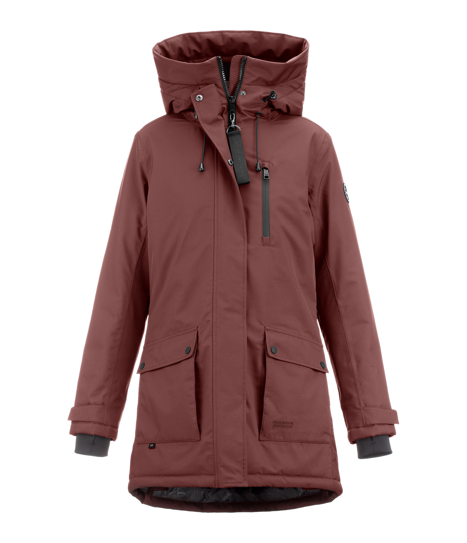 Parka d'�quitation fonctionnelle � capuche  Anouk