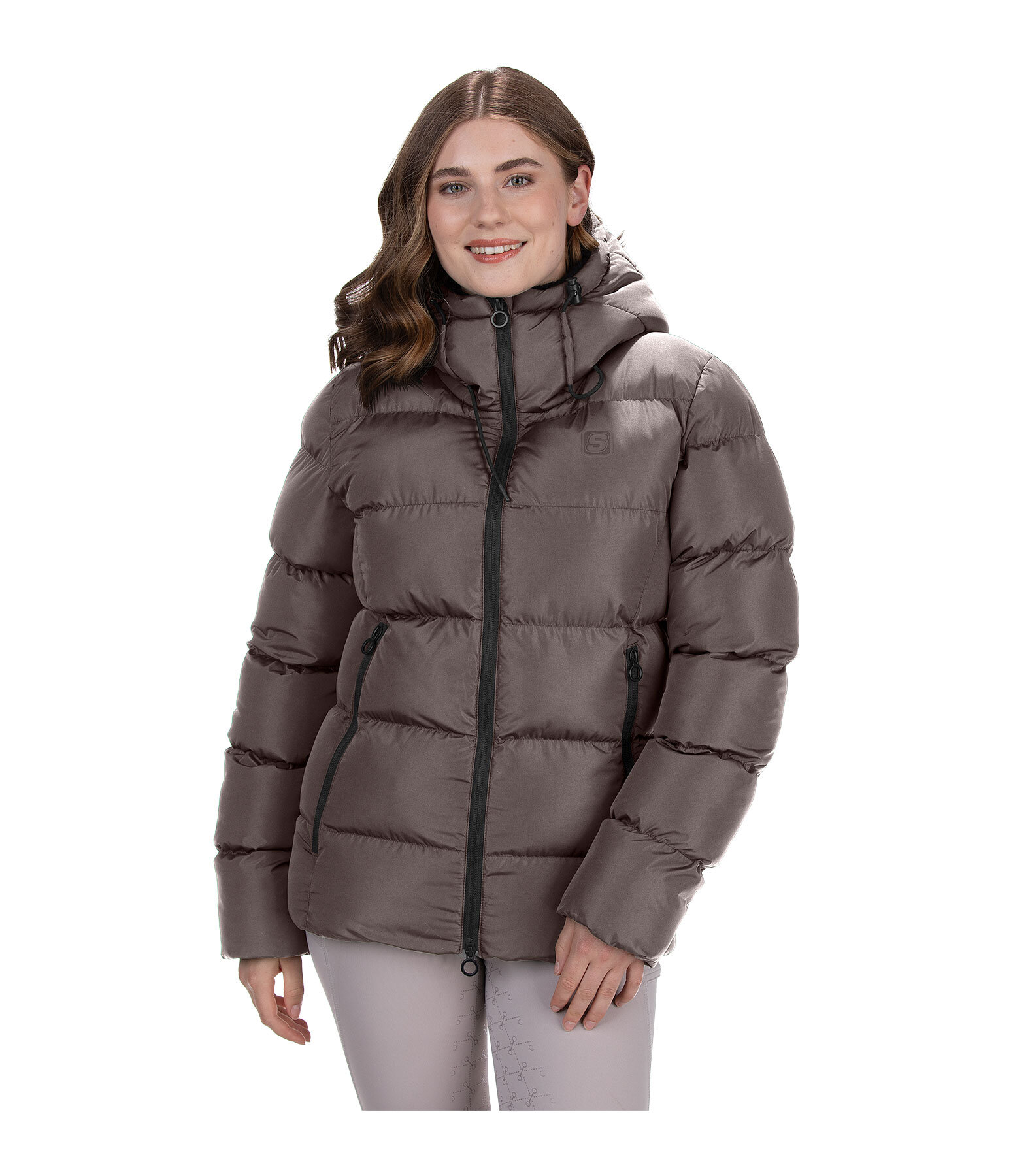 Veste d'�quitation matelass�e � capuche  Leela II