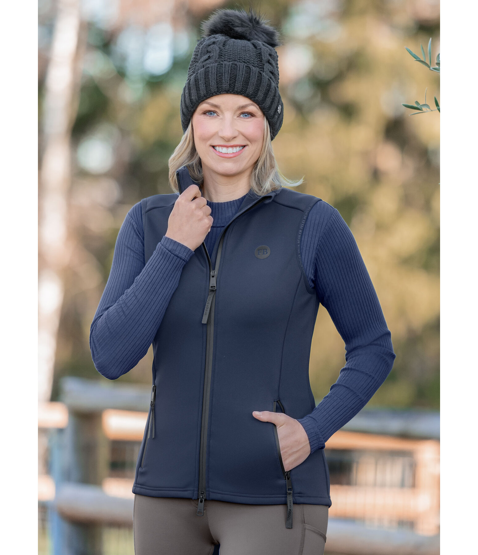 Gilet d'�quitation softshell  Leia
