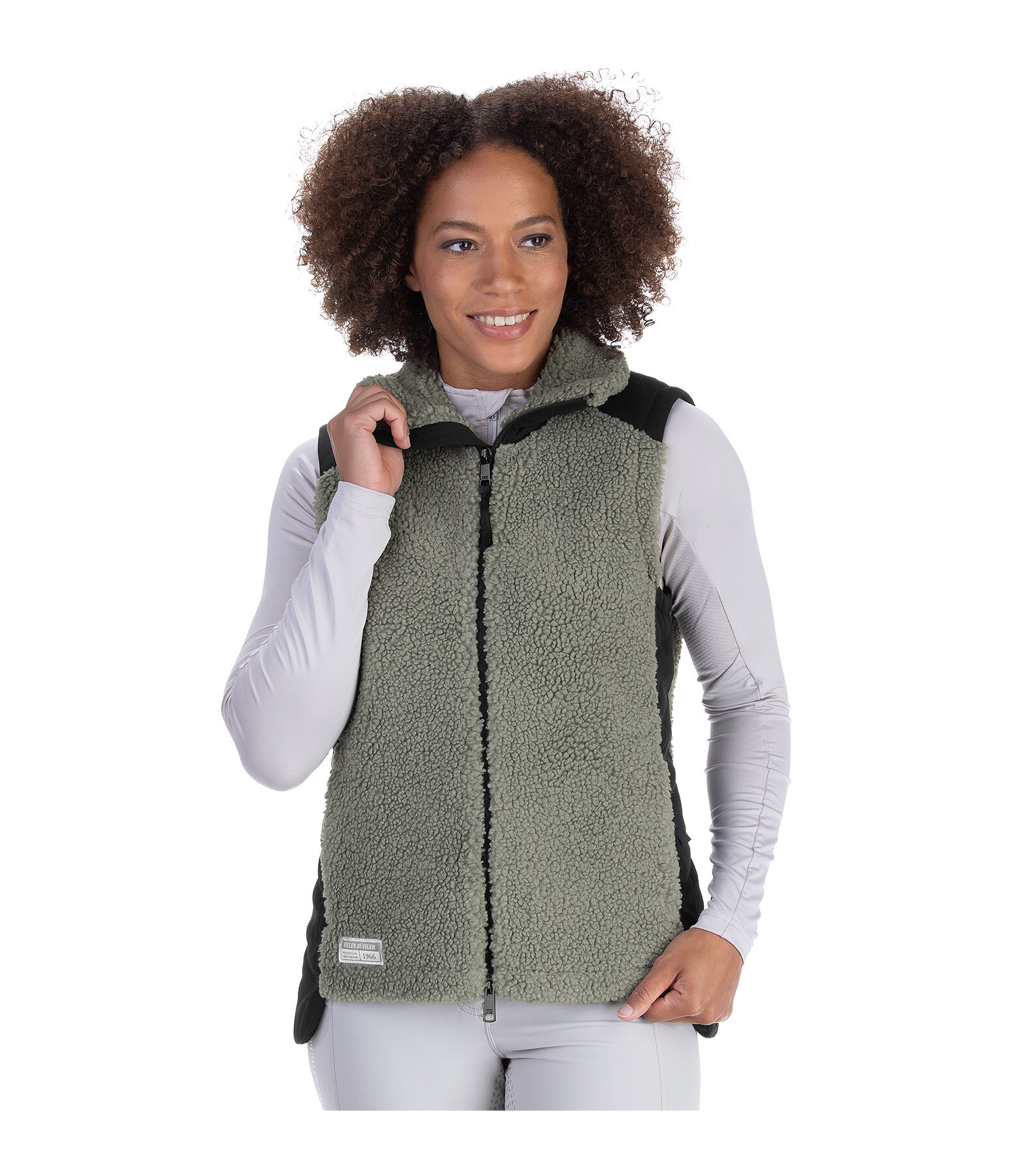 Gilet d'quitation bi-matire avec polaire Teddy  Kimi