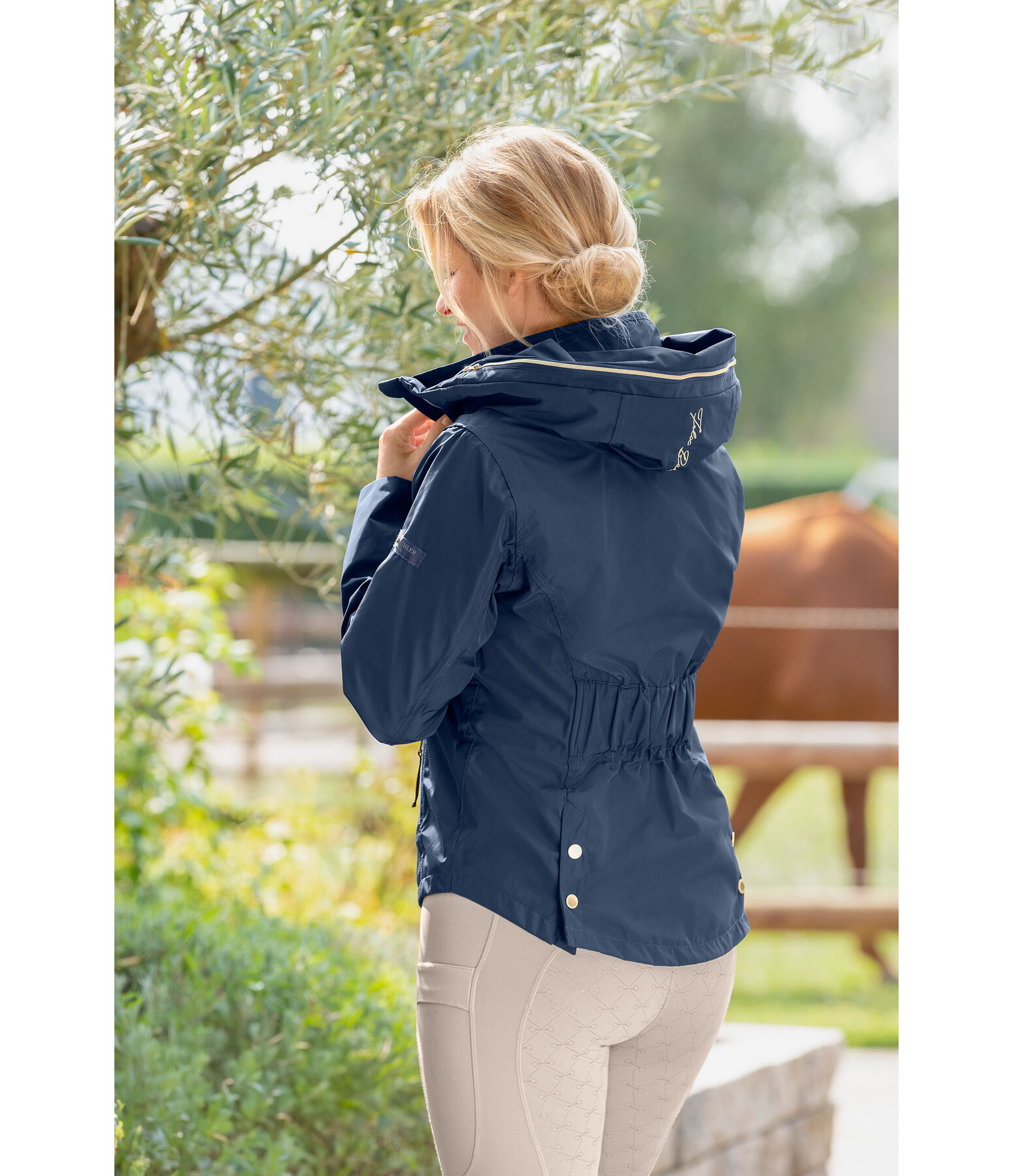 Veste d'quitation technique  capuche  Hanne