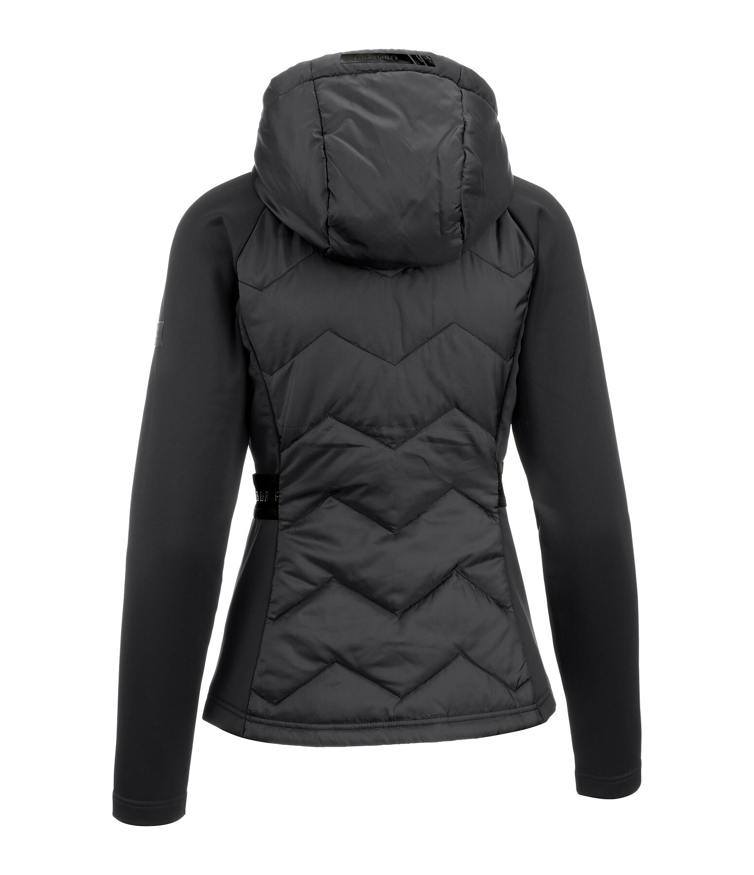 Veste bi-matire  capuche  Megan