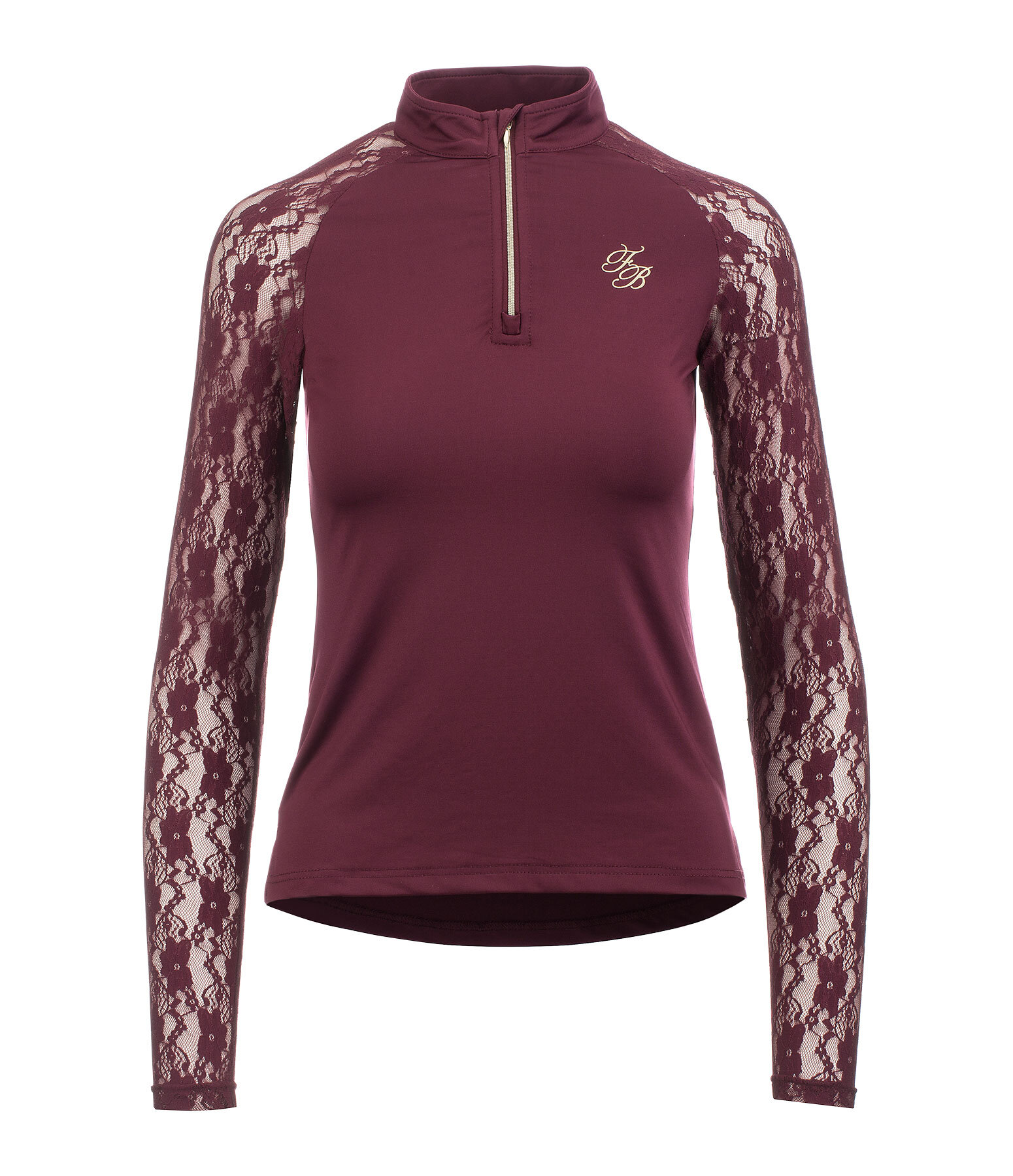 T-shirt technique zipp  manches longues  Sanne