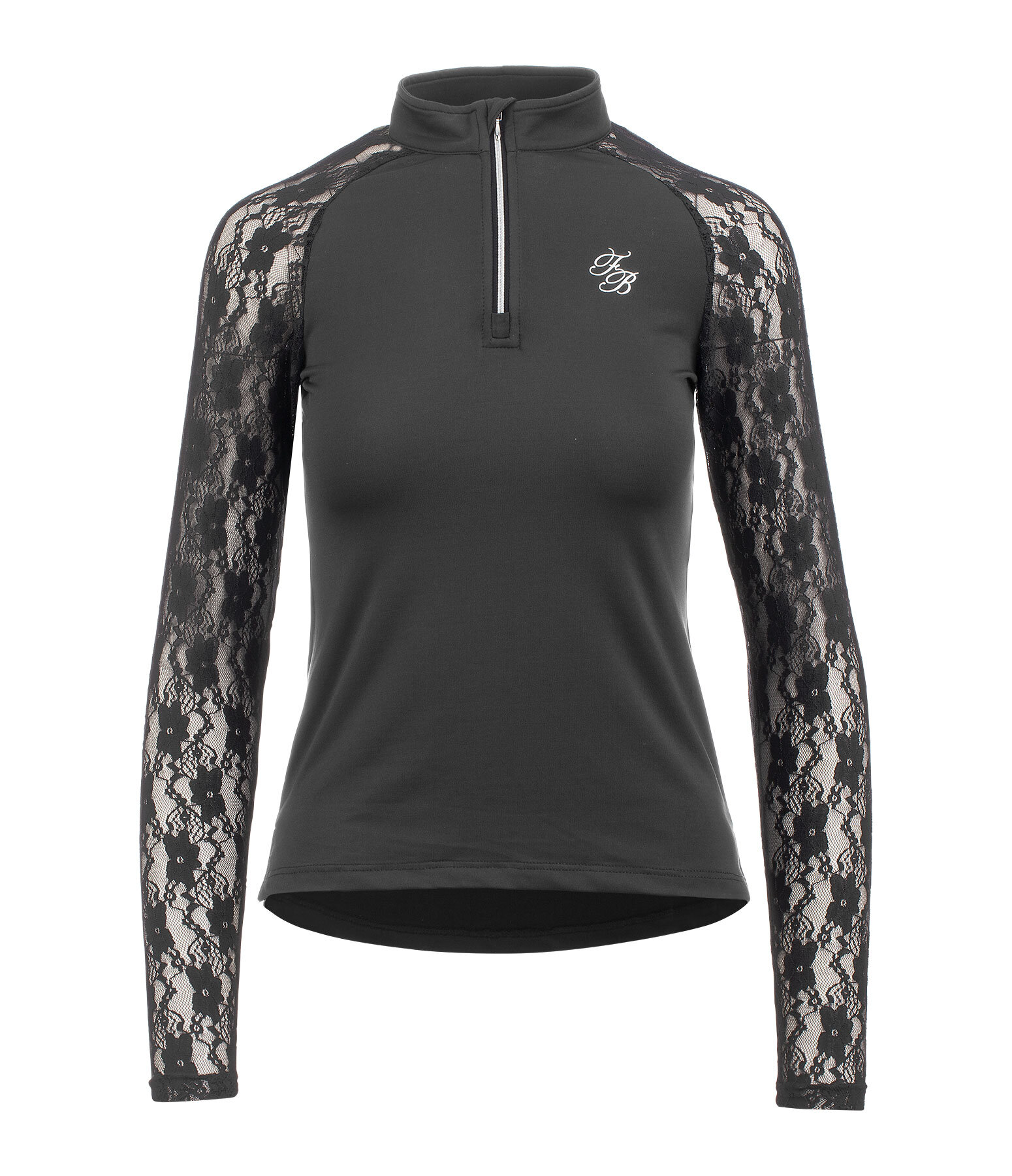 T-shirt technique zipp  manches longues  Sanne