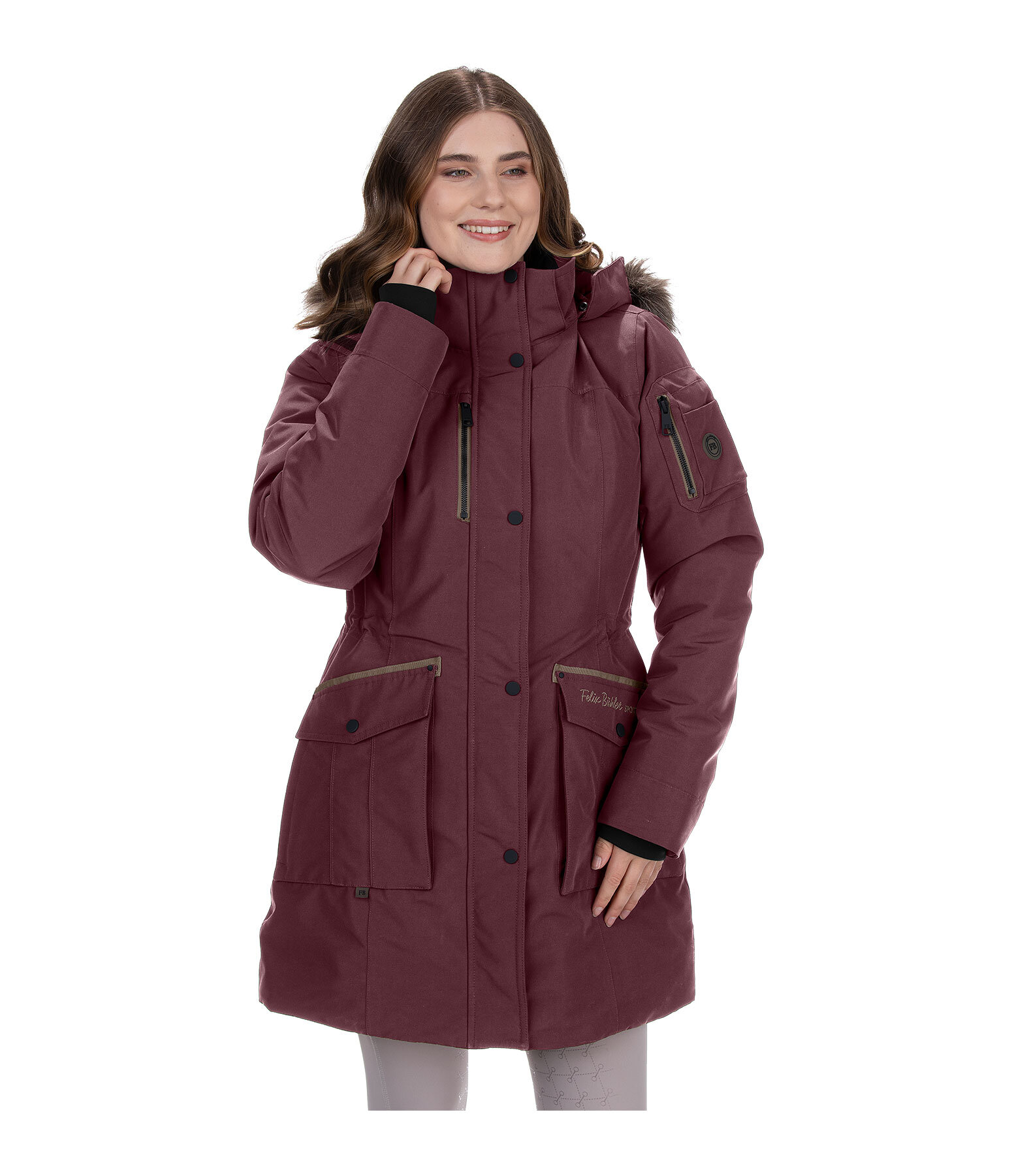 Parka d'quitation fonctionnelle  capuche  Ulla