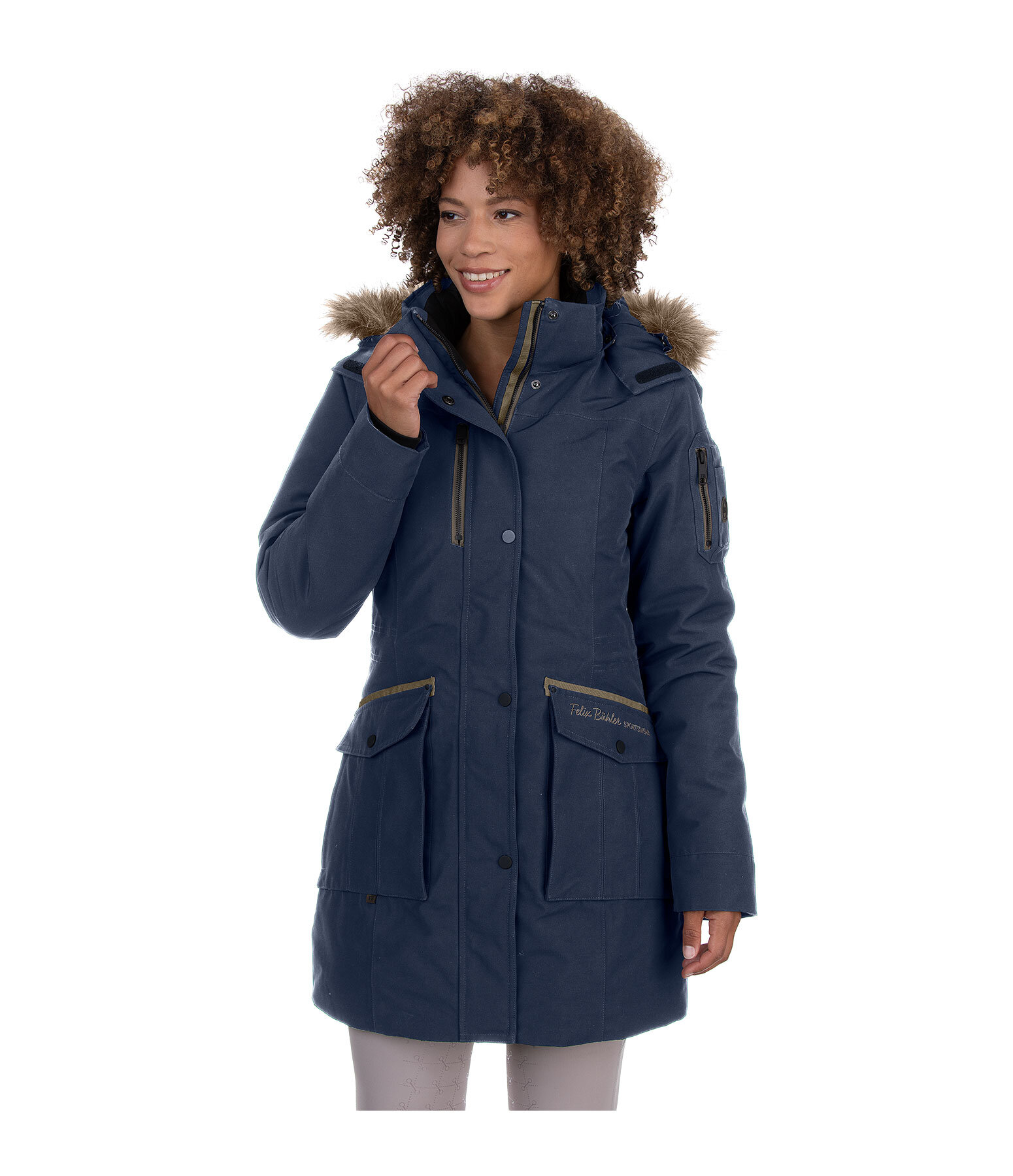 Parka d'quitation fonctionnelle  capuche  Ulla