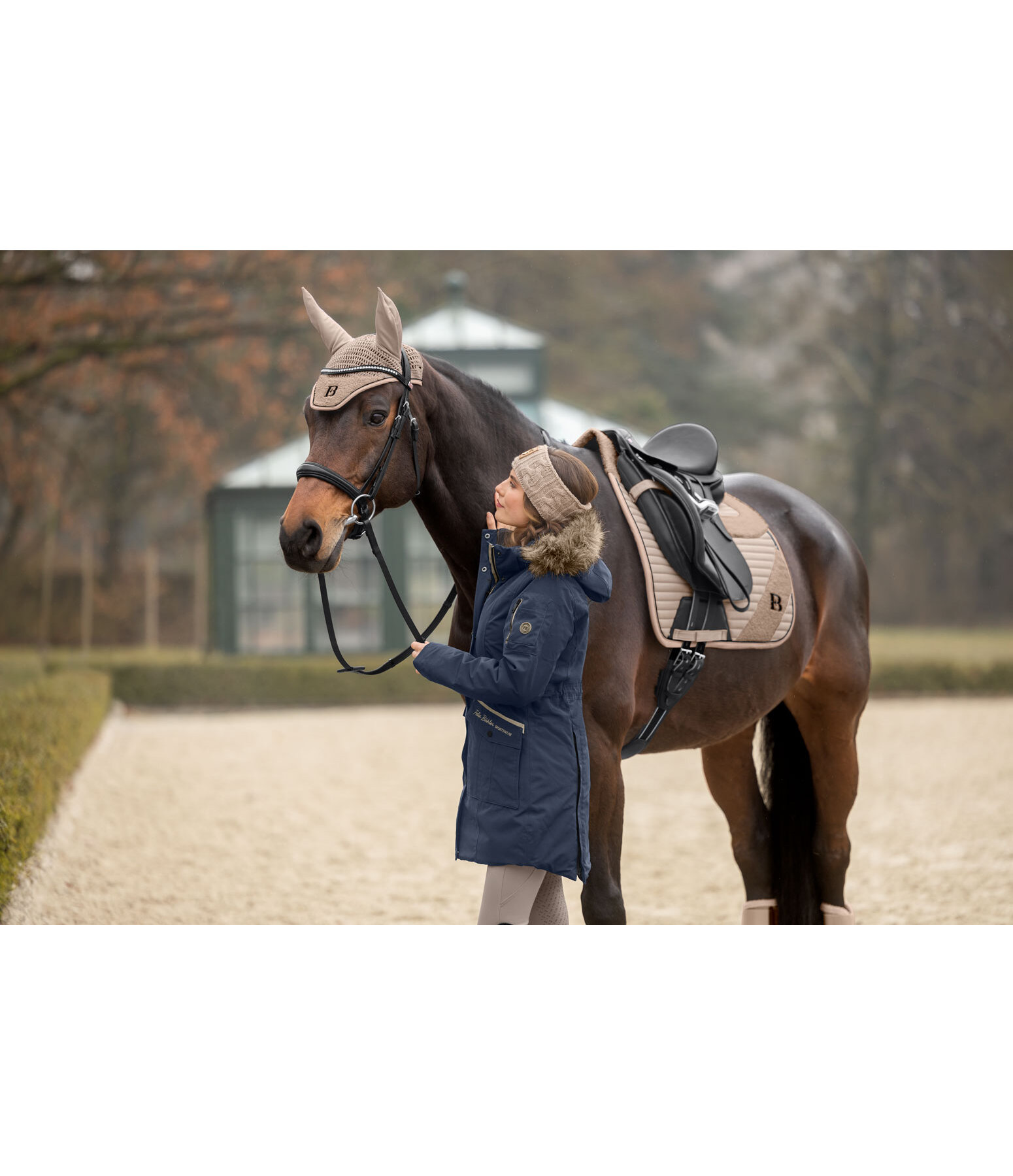 Parka d'�quitation fonctionnelle � capuche  Ulla