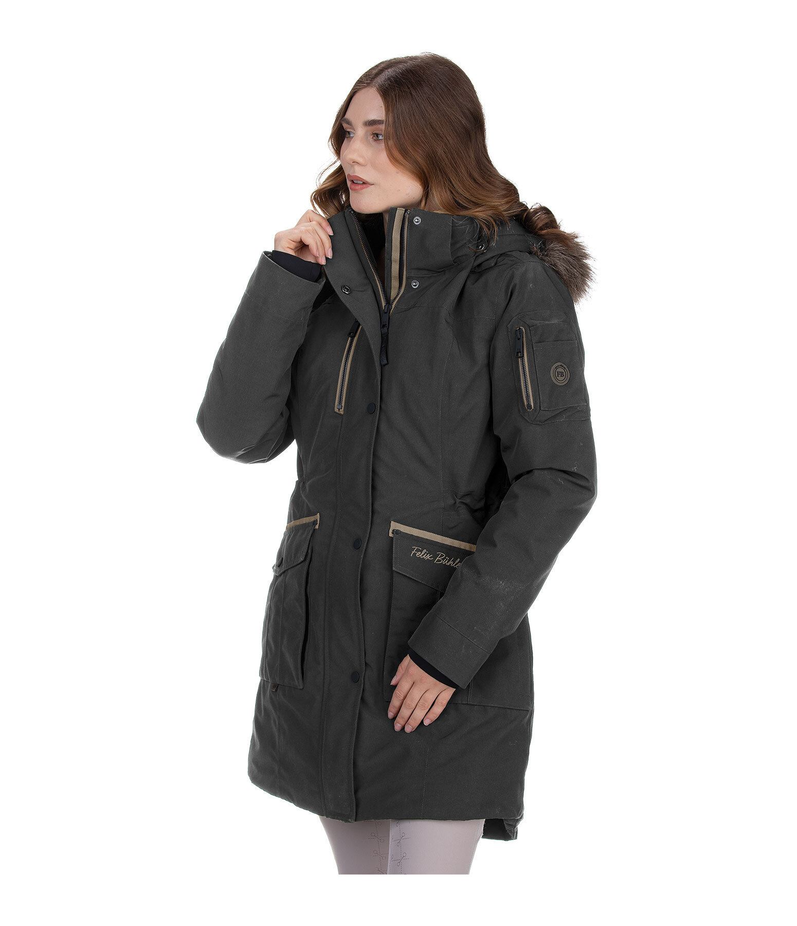 Parka d'quitation fonctionnelle  capuche  Ulla