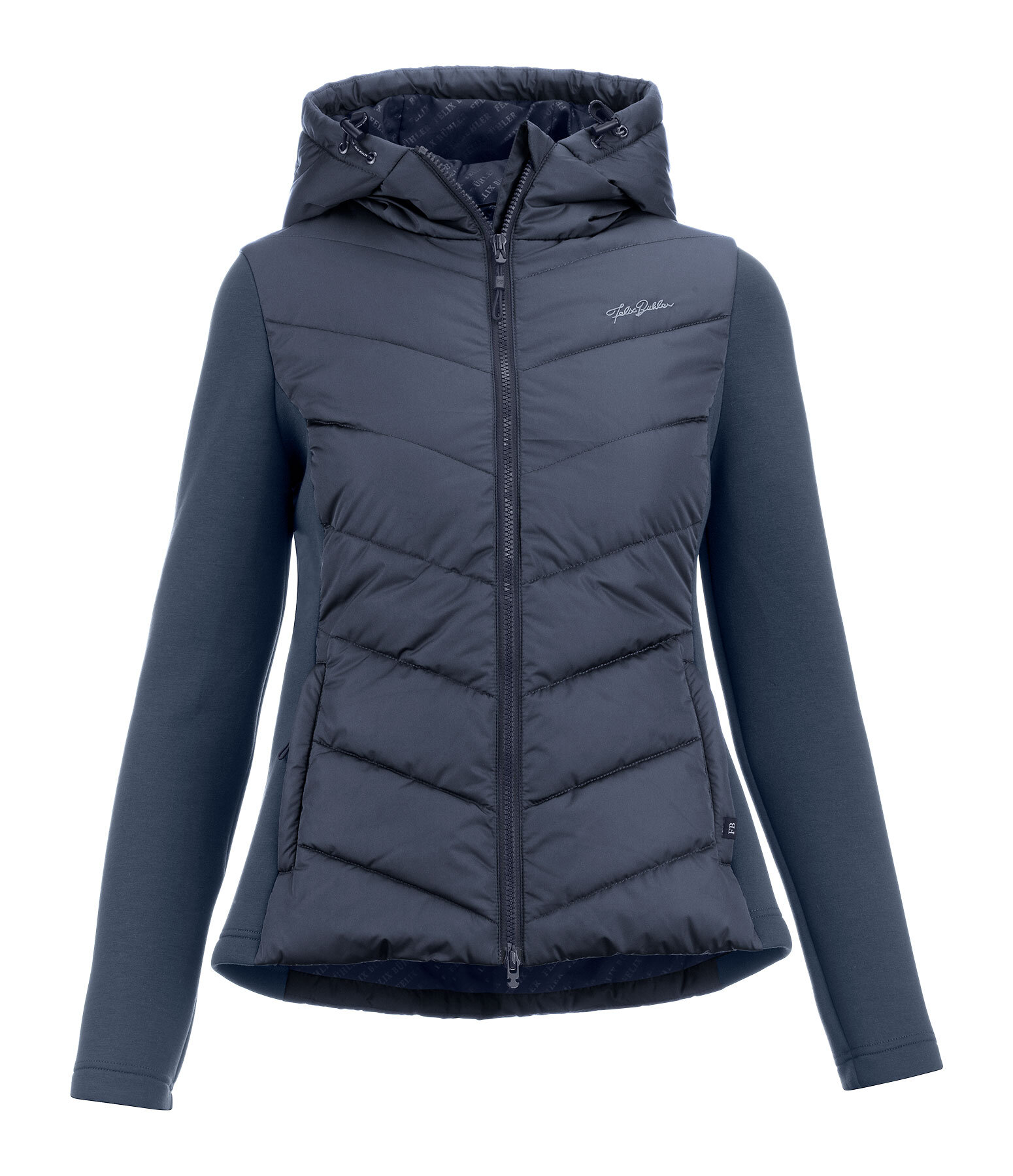 Veste d'quitation bi-matire  capuche  Melli