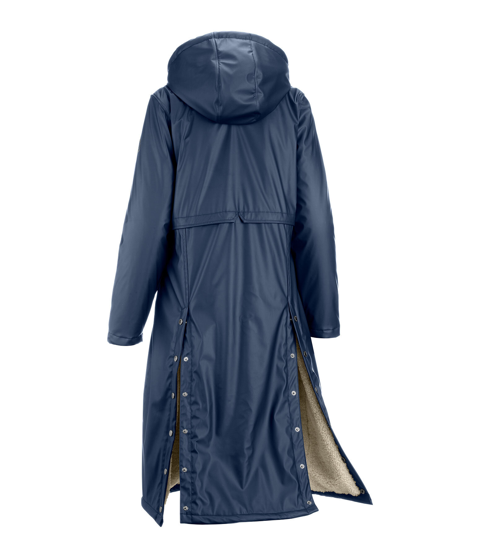 Manteau de pluie long  capuche doubl en fourrure Teddy  Paris