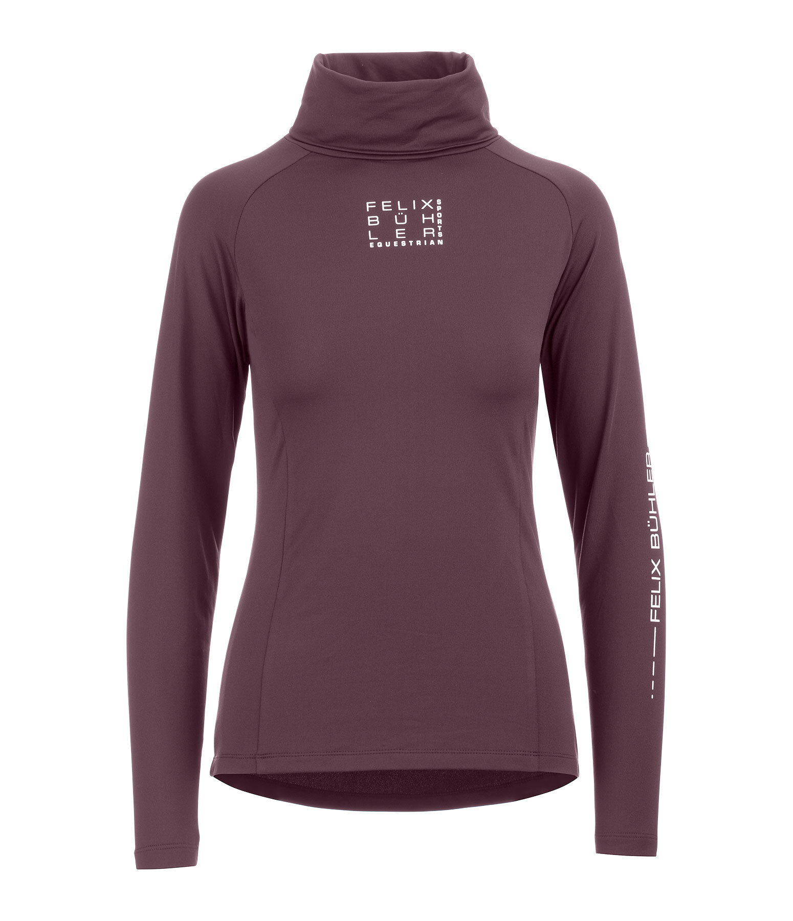 T-shirt col roul� en stretch � manches longues  Performance Jonna